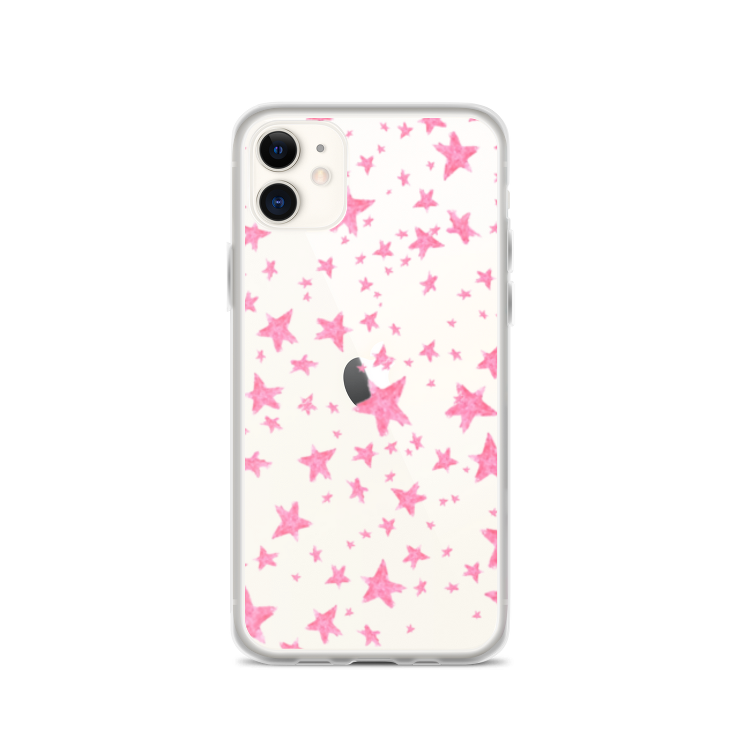 star case pink in clear