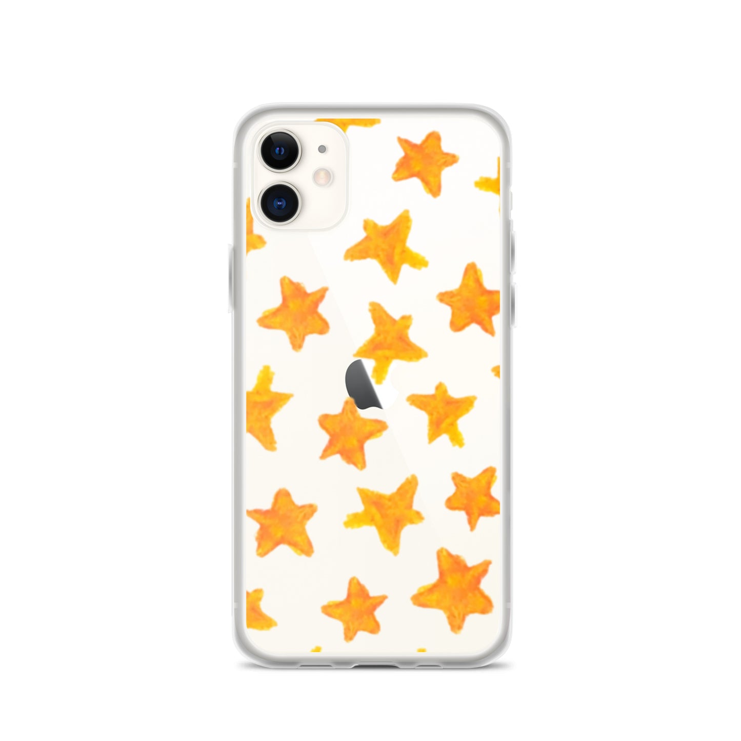 star case orange in clear