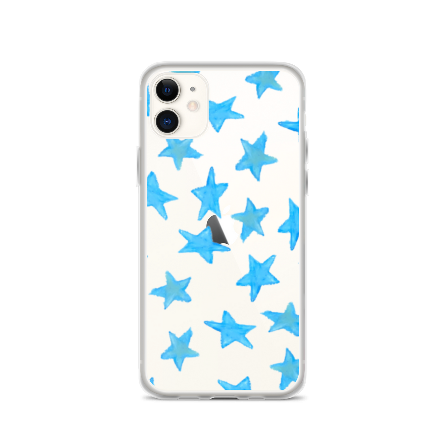 star case sky blue in clear