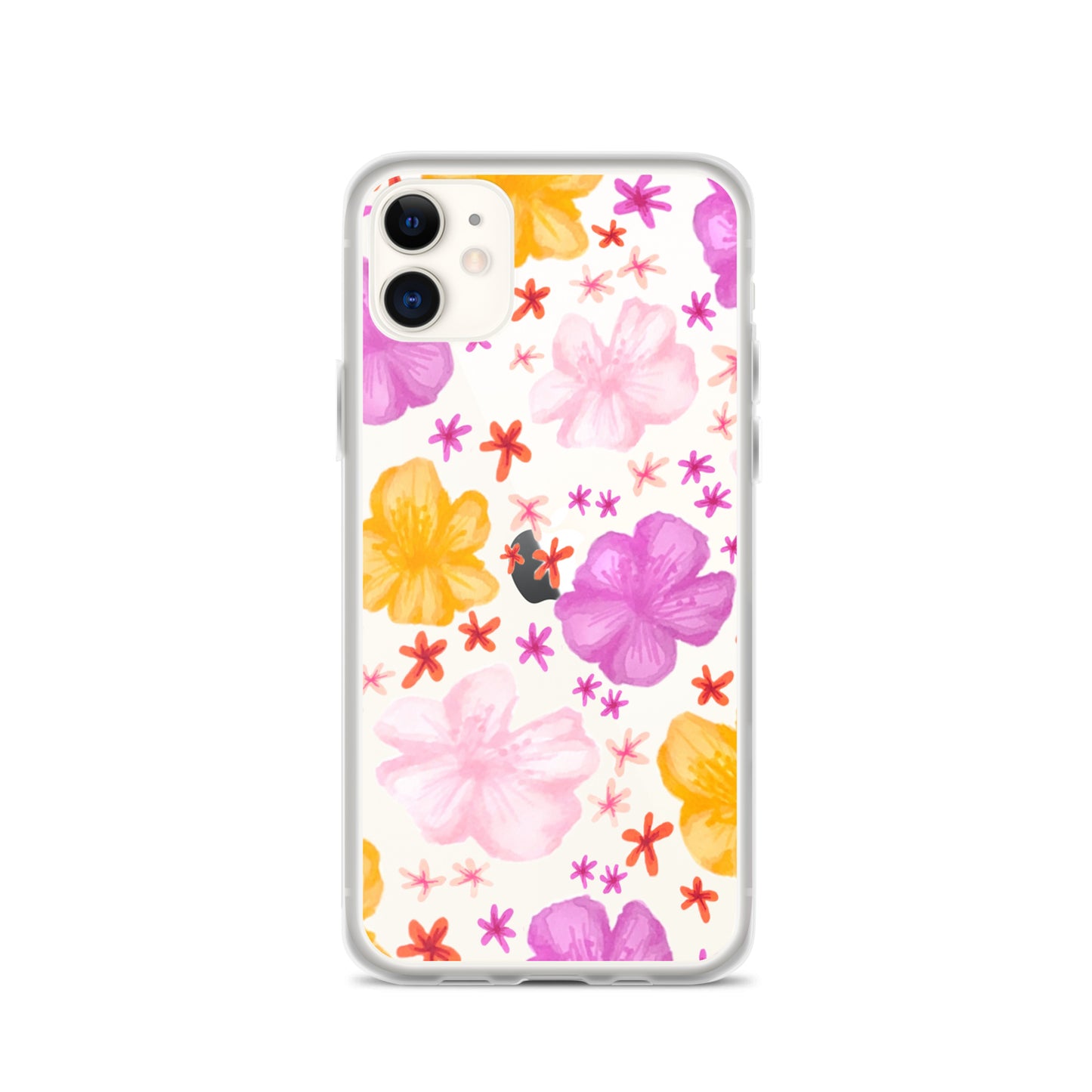 flower case in clear