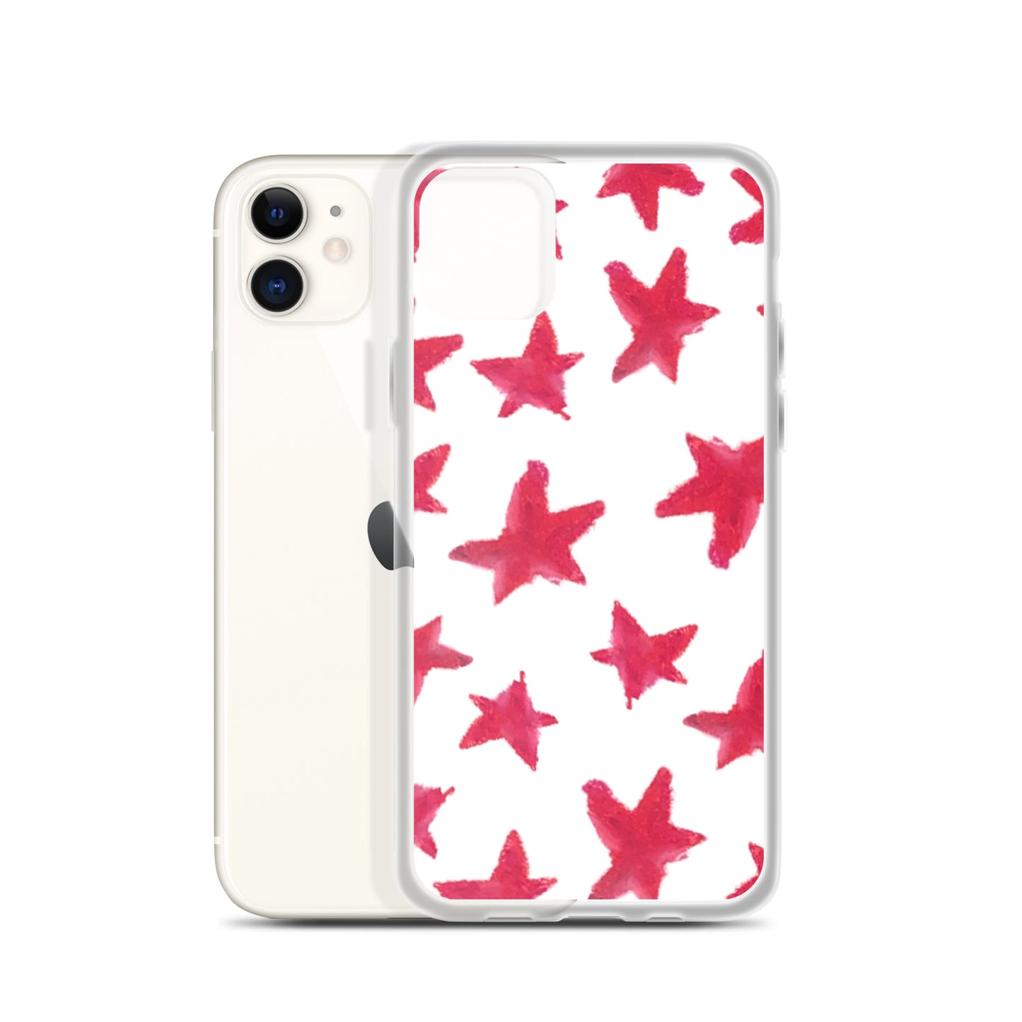 star case muted red