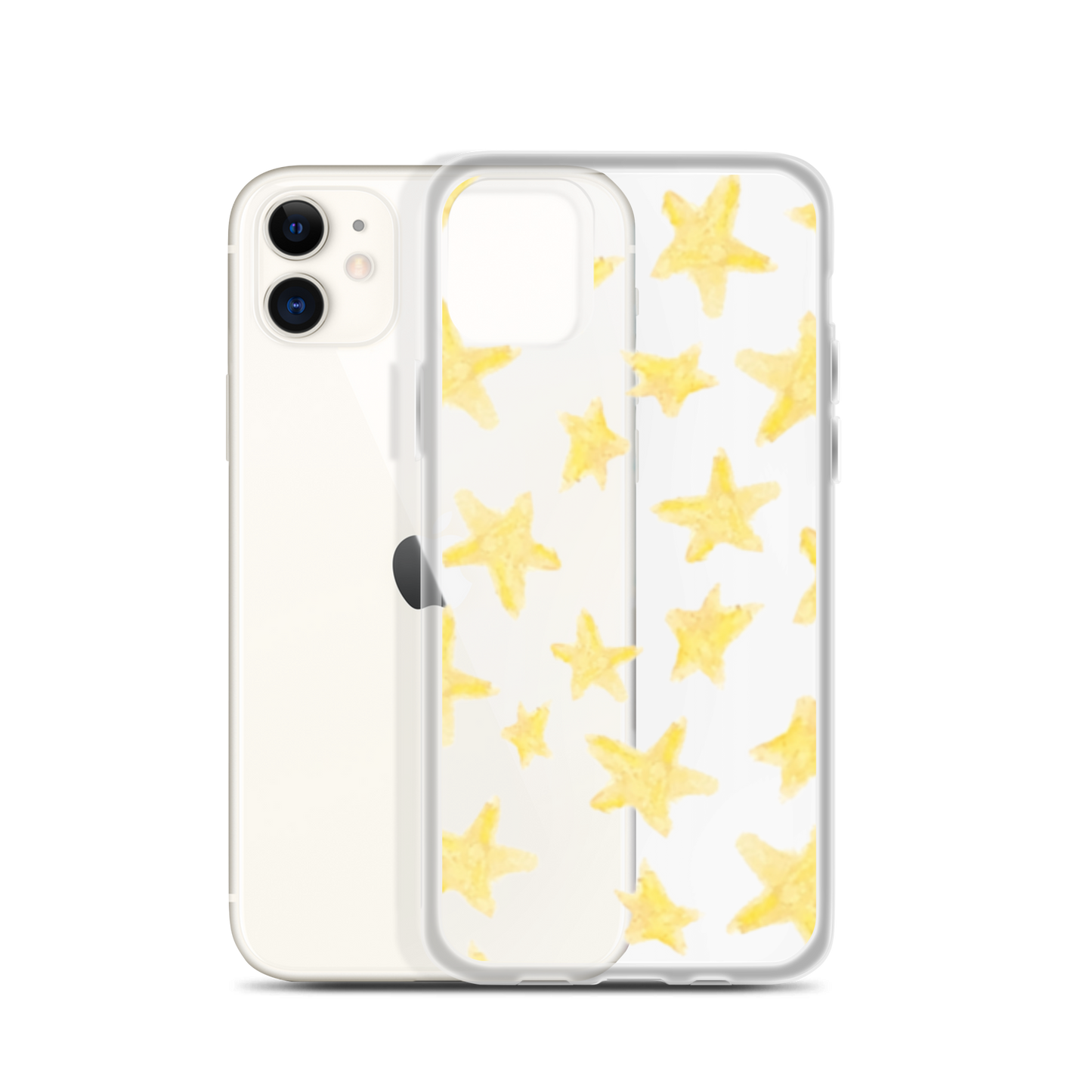 star case yellow in clear