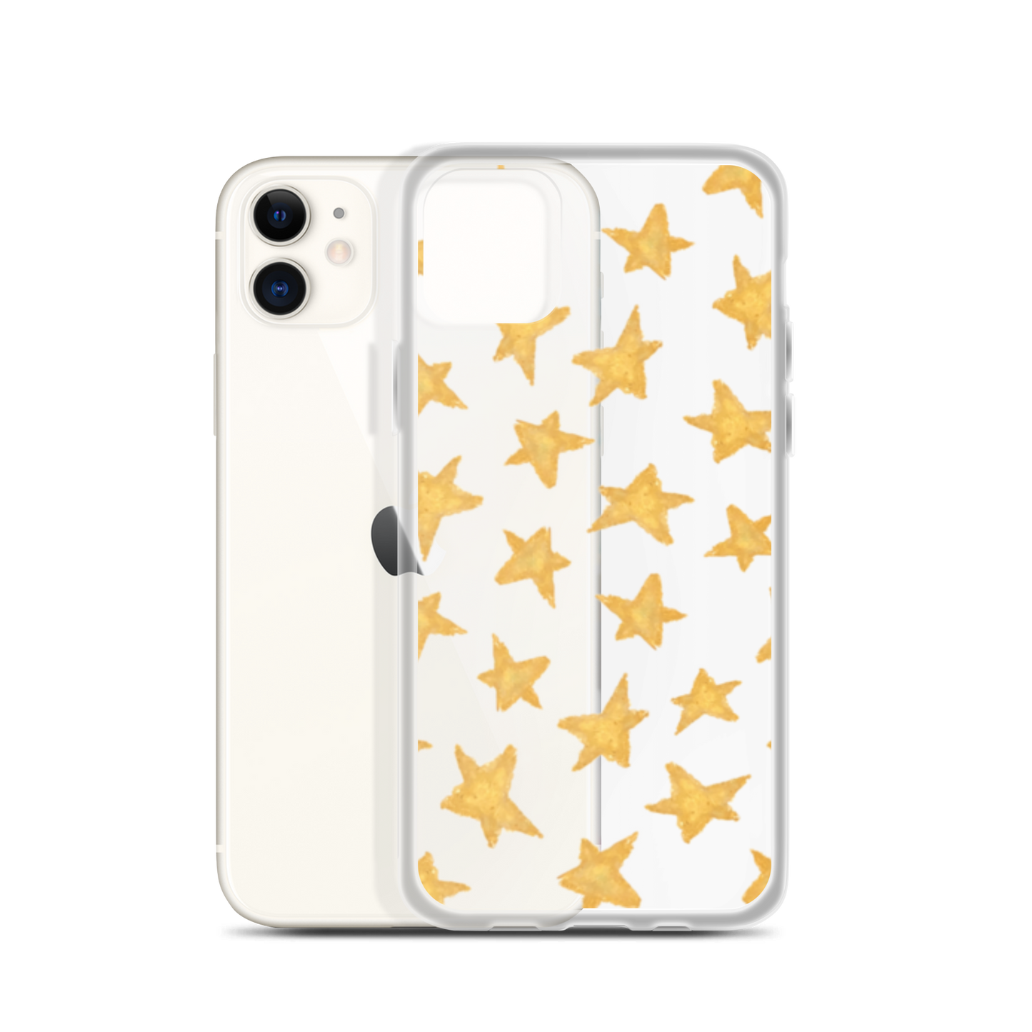 star case soft gold in clear