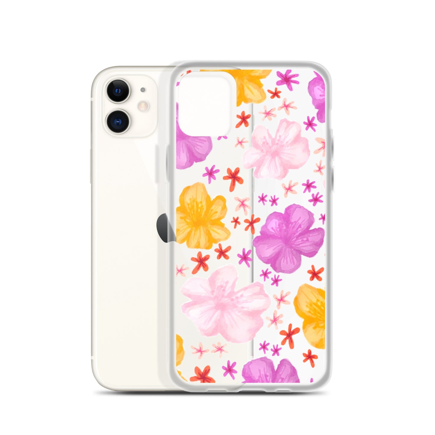 flower case in clear