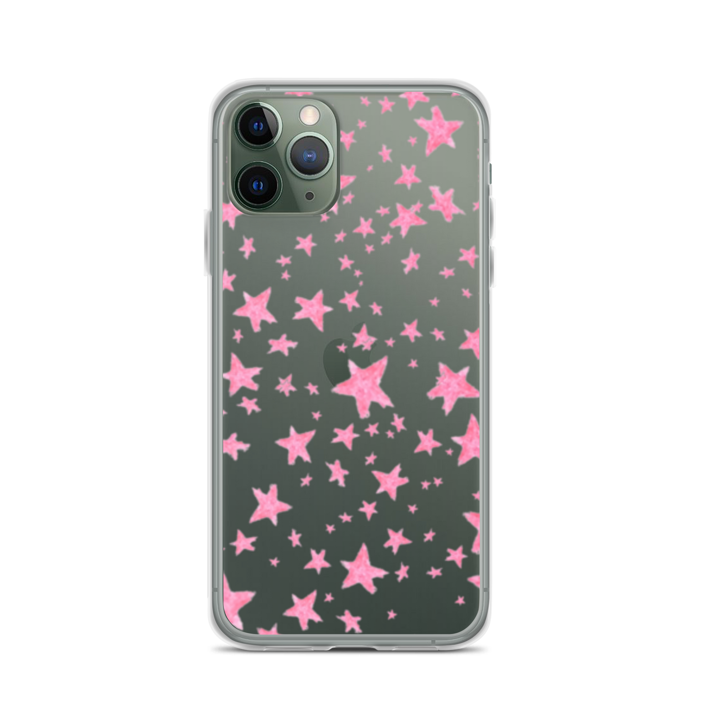 star case pink in clear