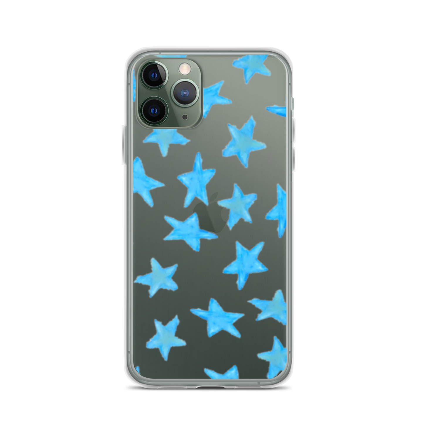 star case sky blue in clear