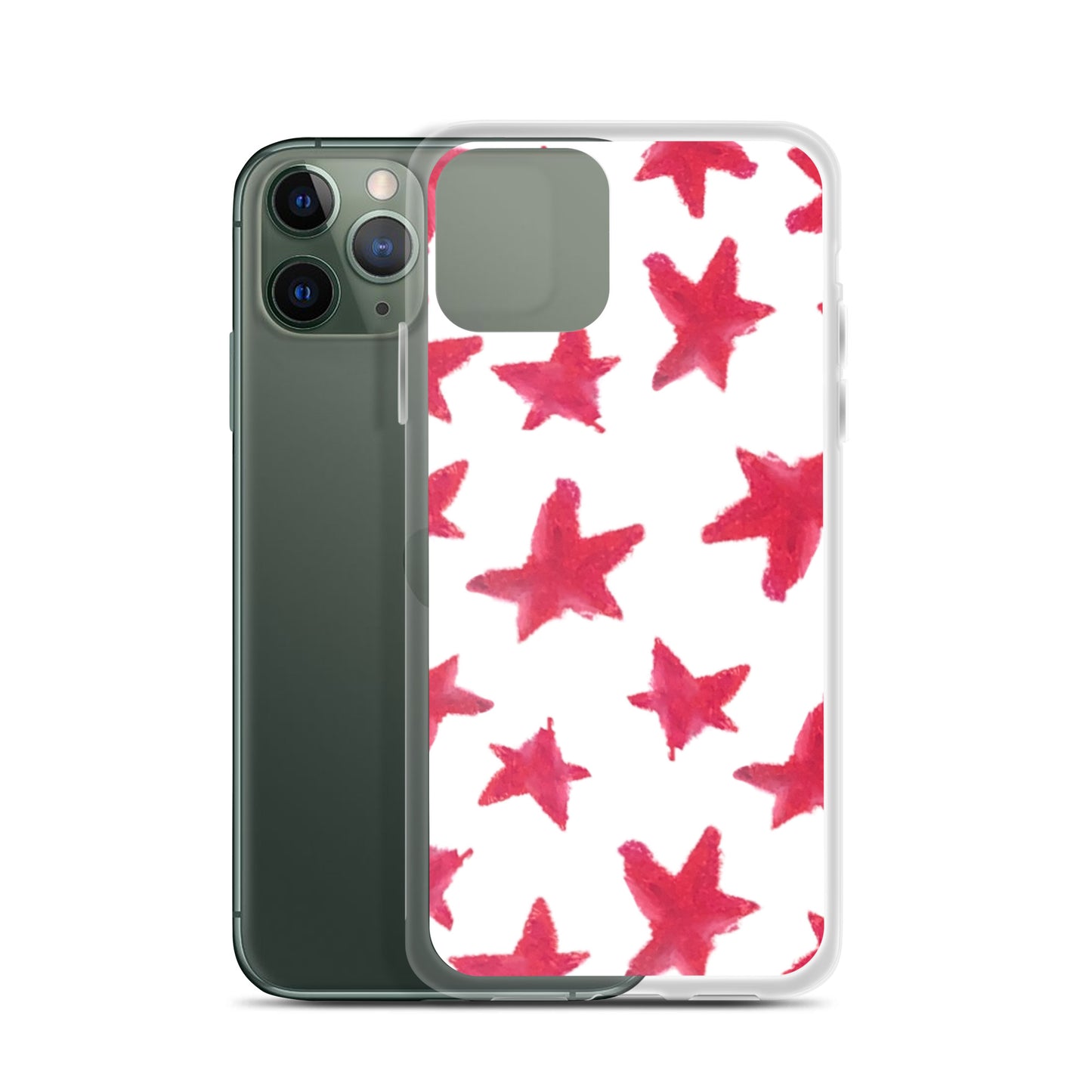 star case muted red