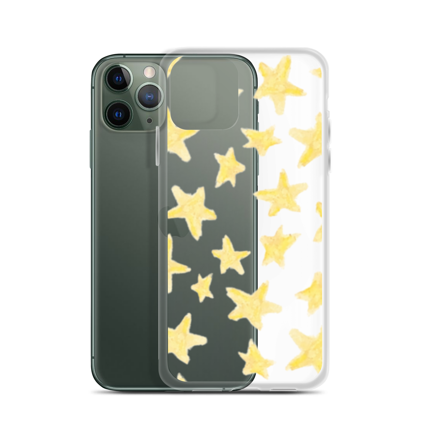 star case yellow in clear