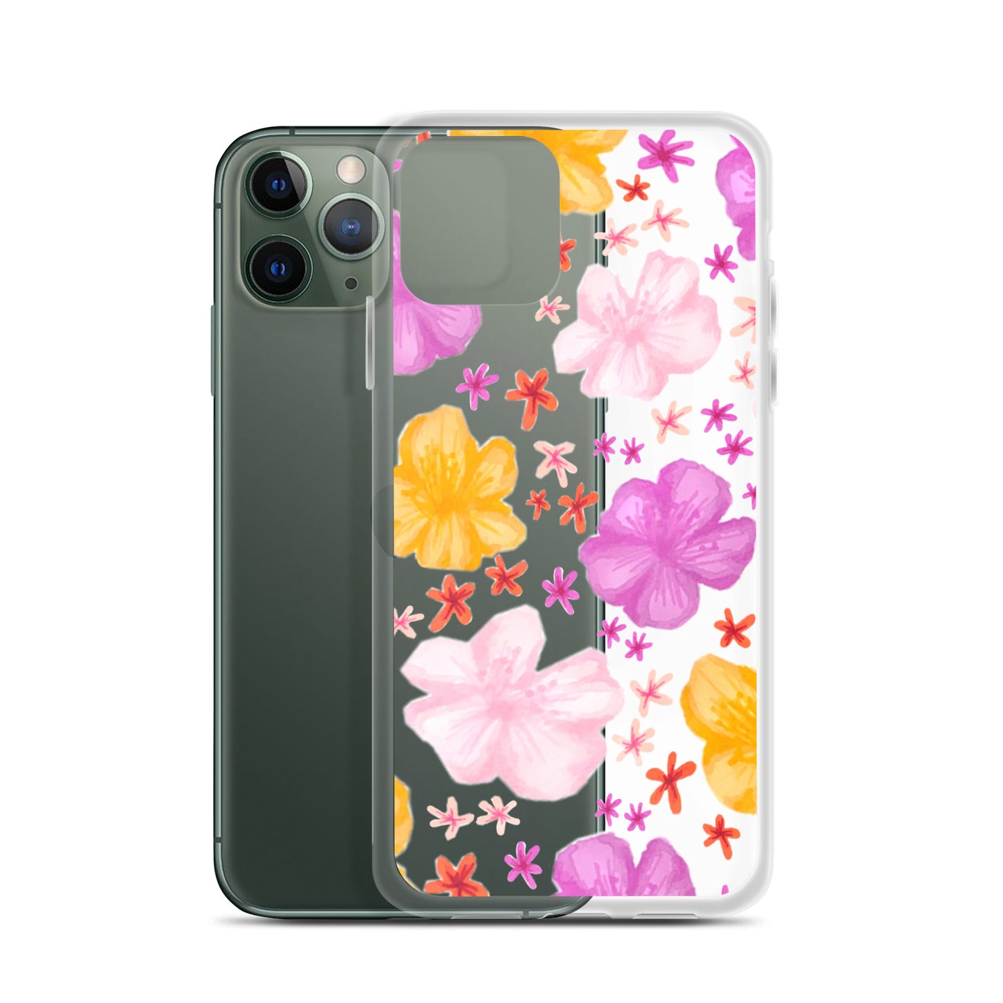 flower case in clear