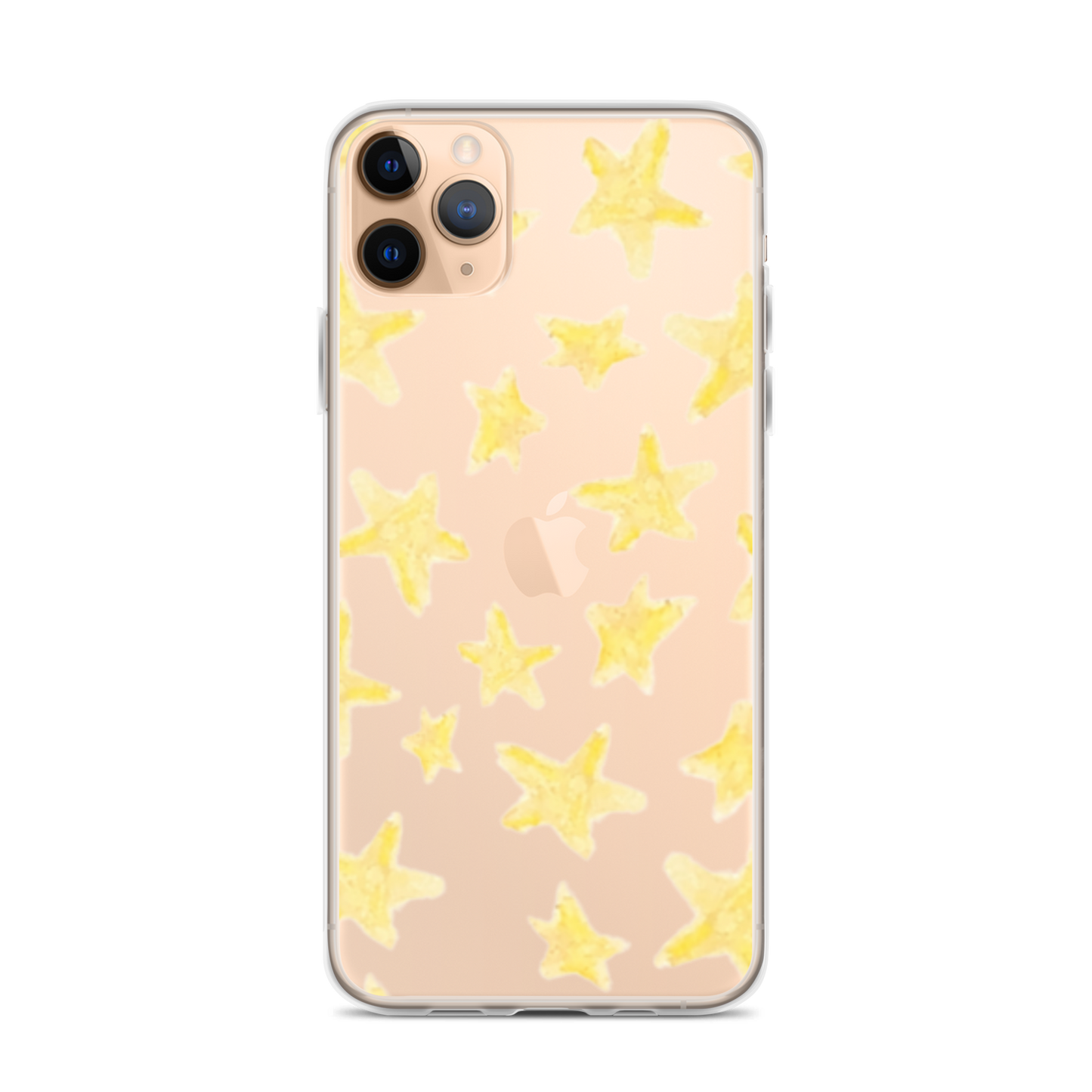 star case yellow in clear