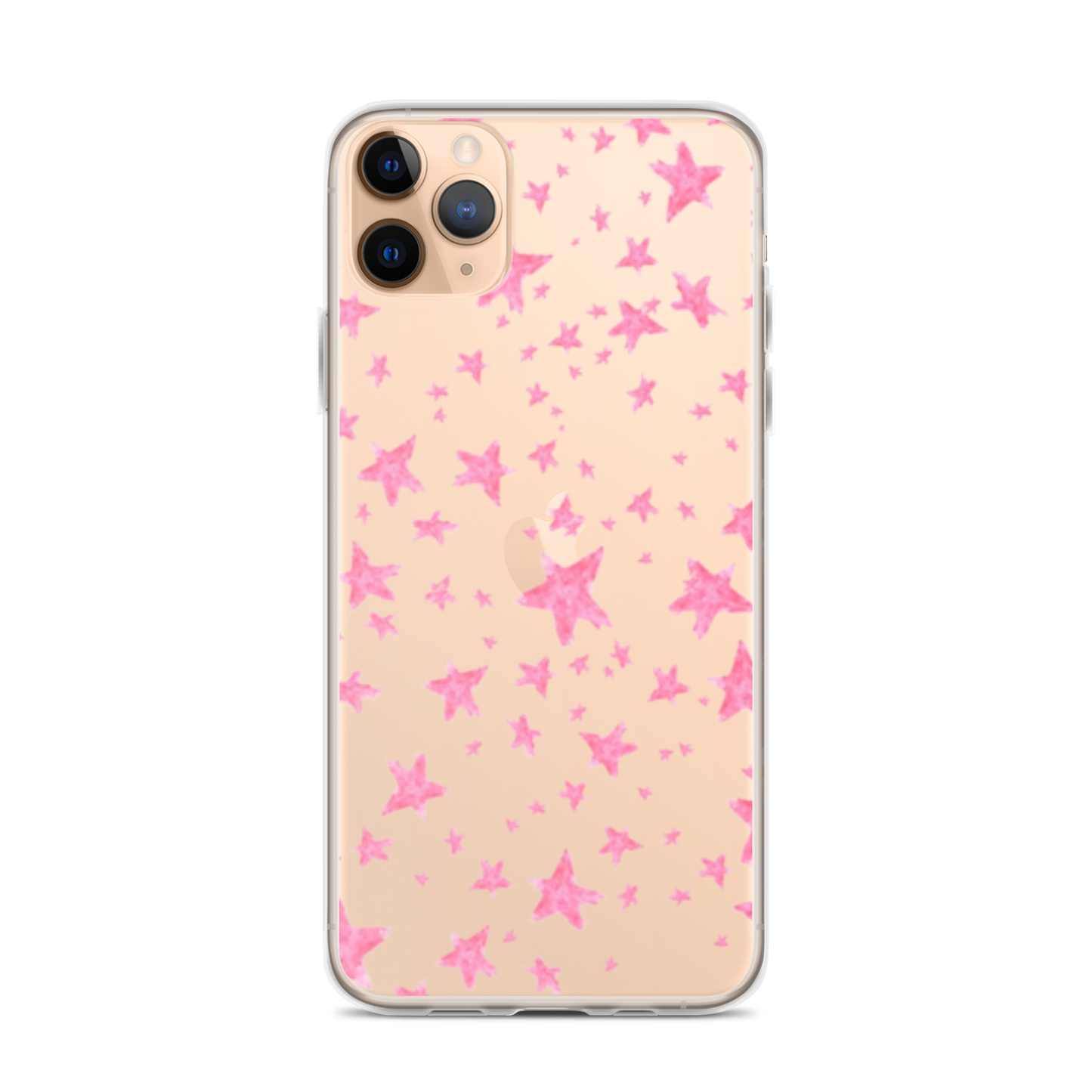 star case pink in clear