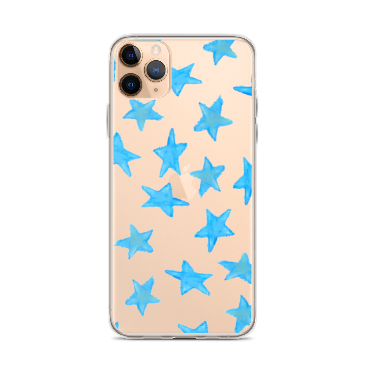 star case sky blue in clear