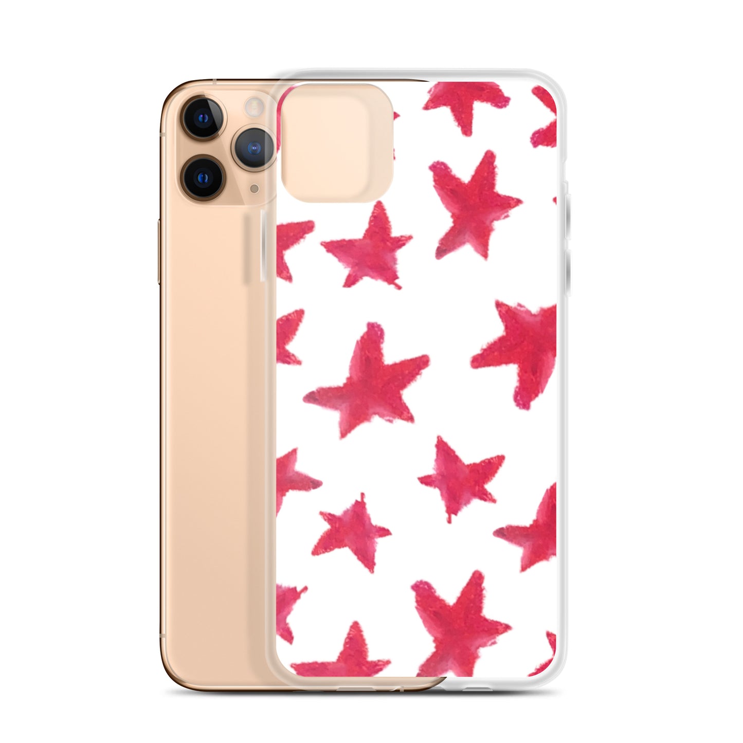 star case muted red