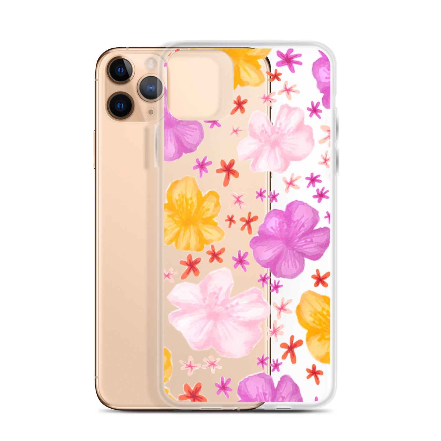 flower case in clear