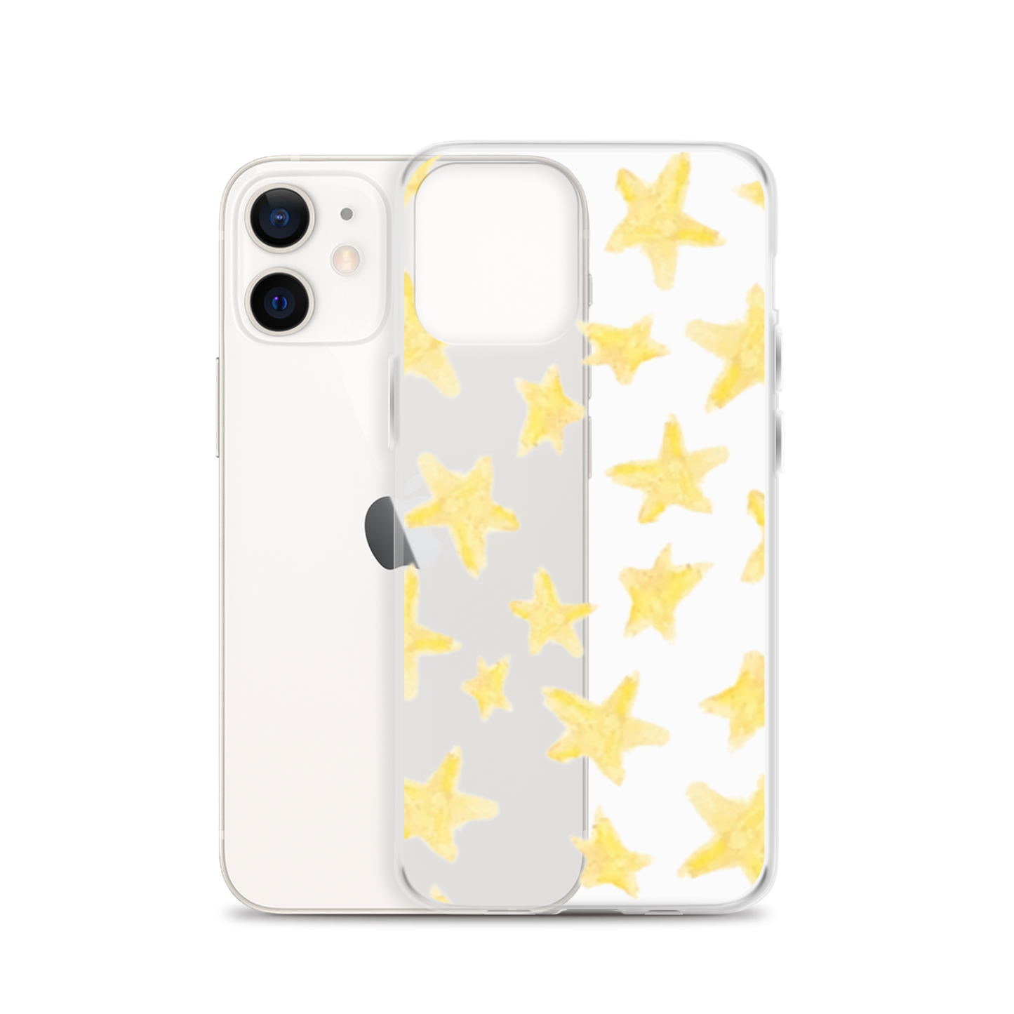 star case yellow in clear