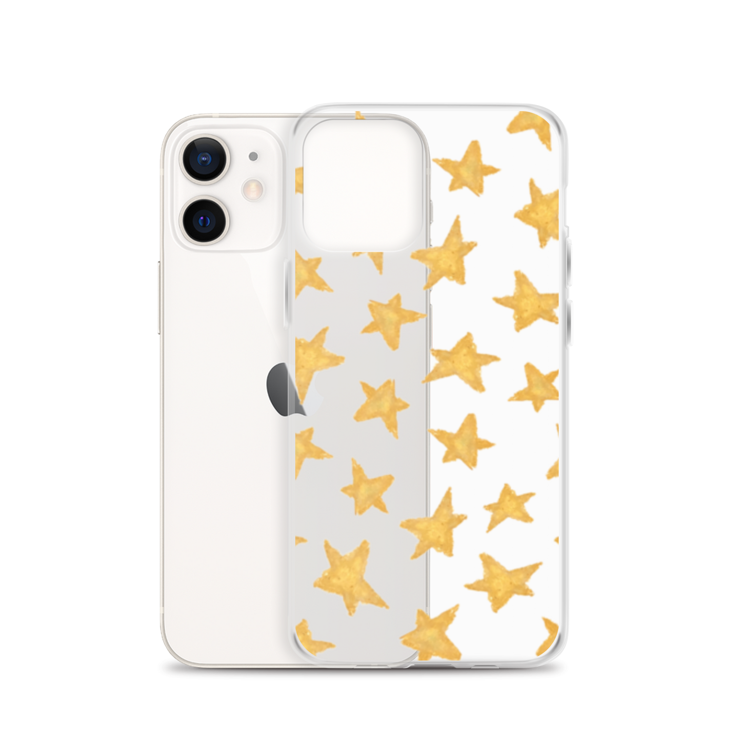 star case soft gold in clear