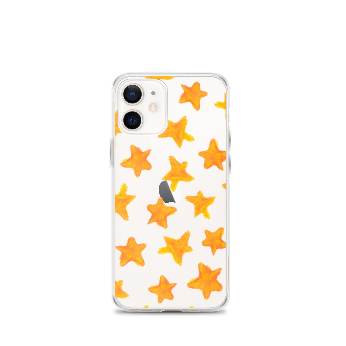 star case orange in clear