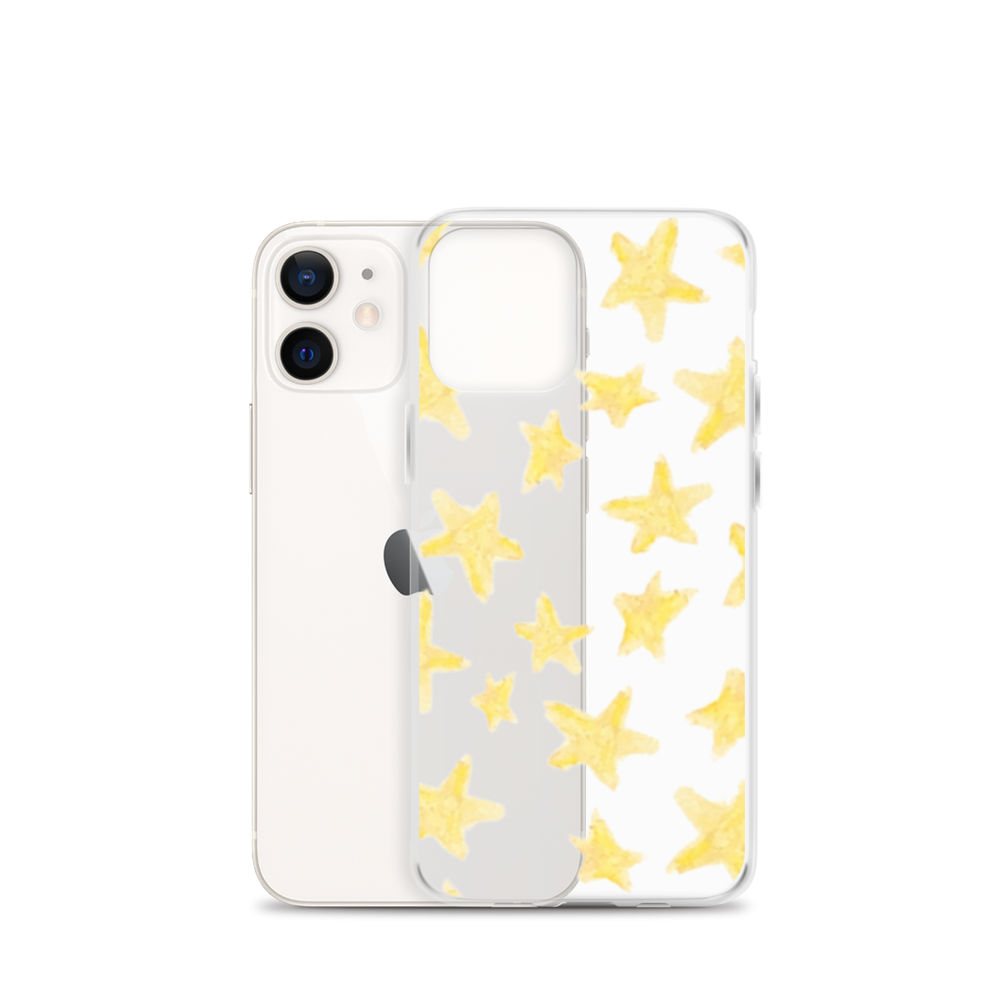 star case yellow in clear