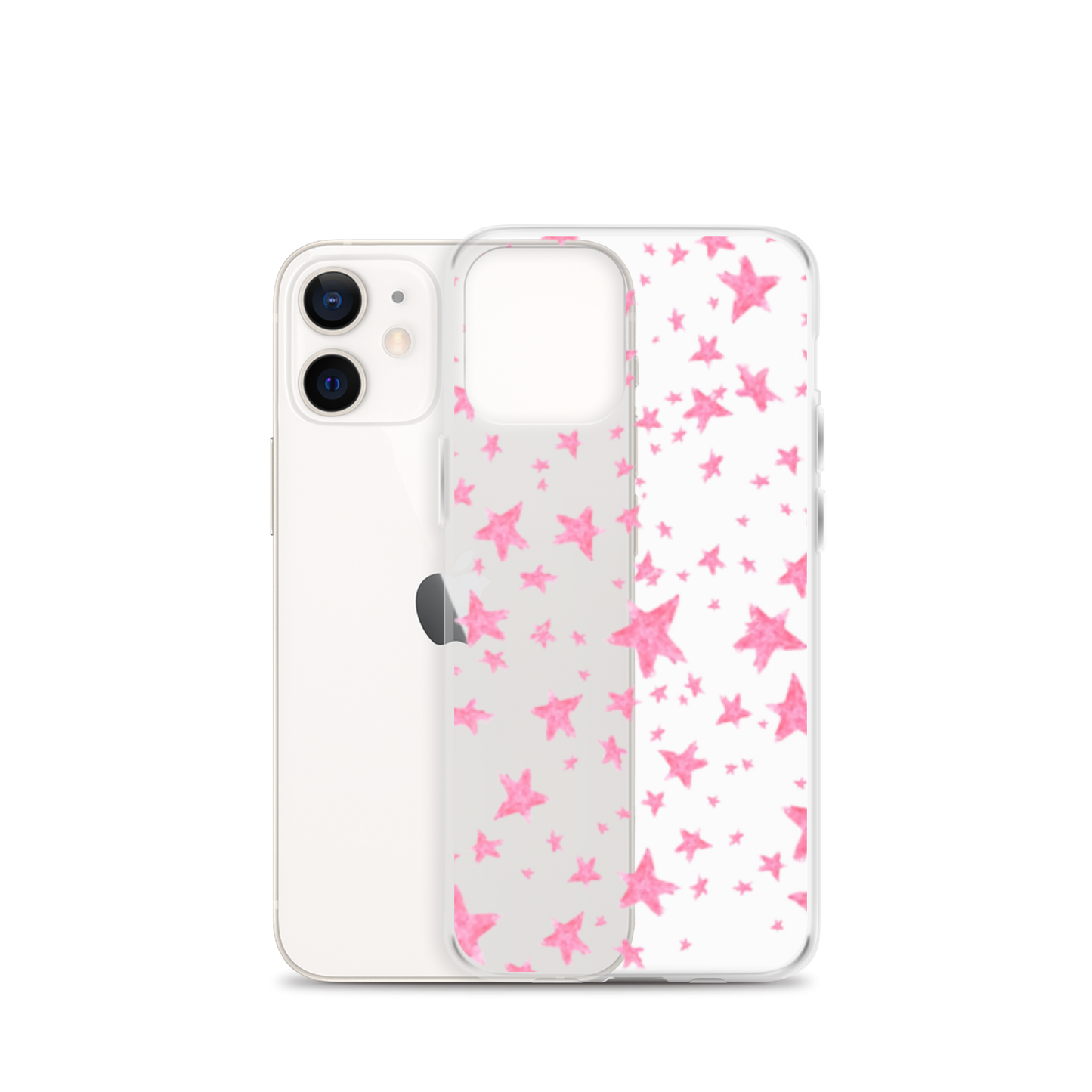 star case pink in clear