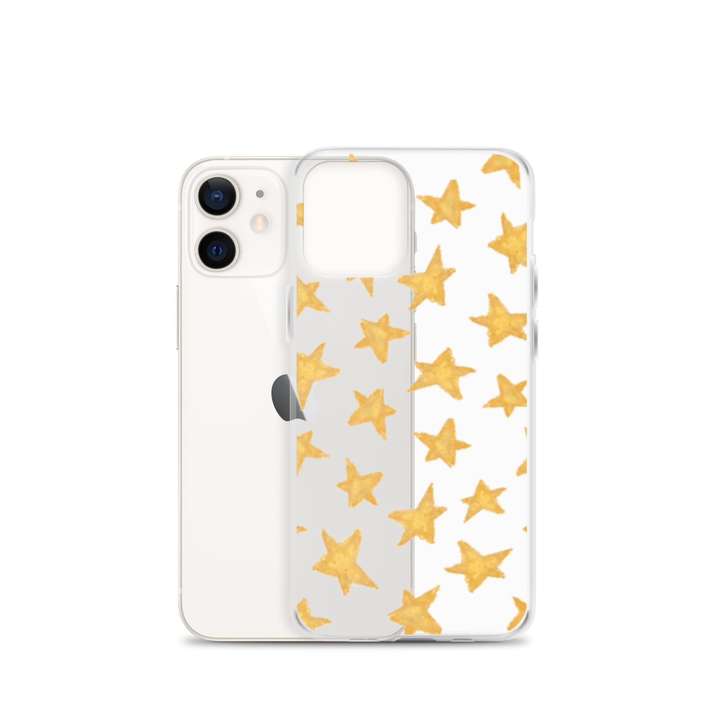 star case soft gold in clear