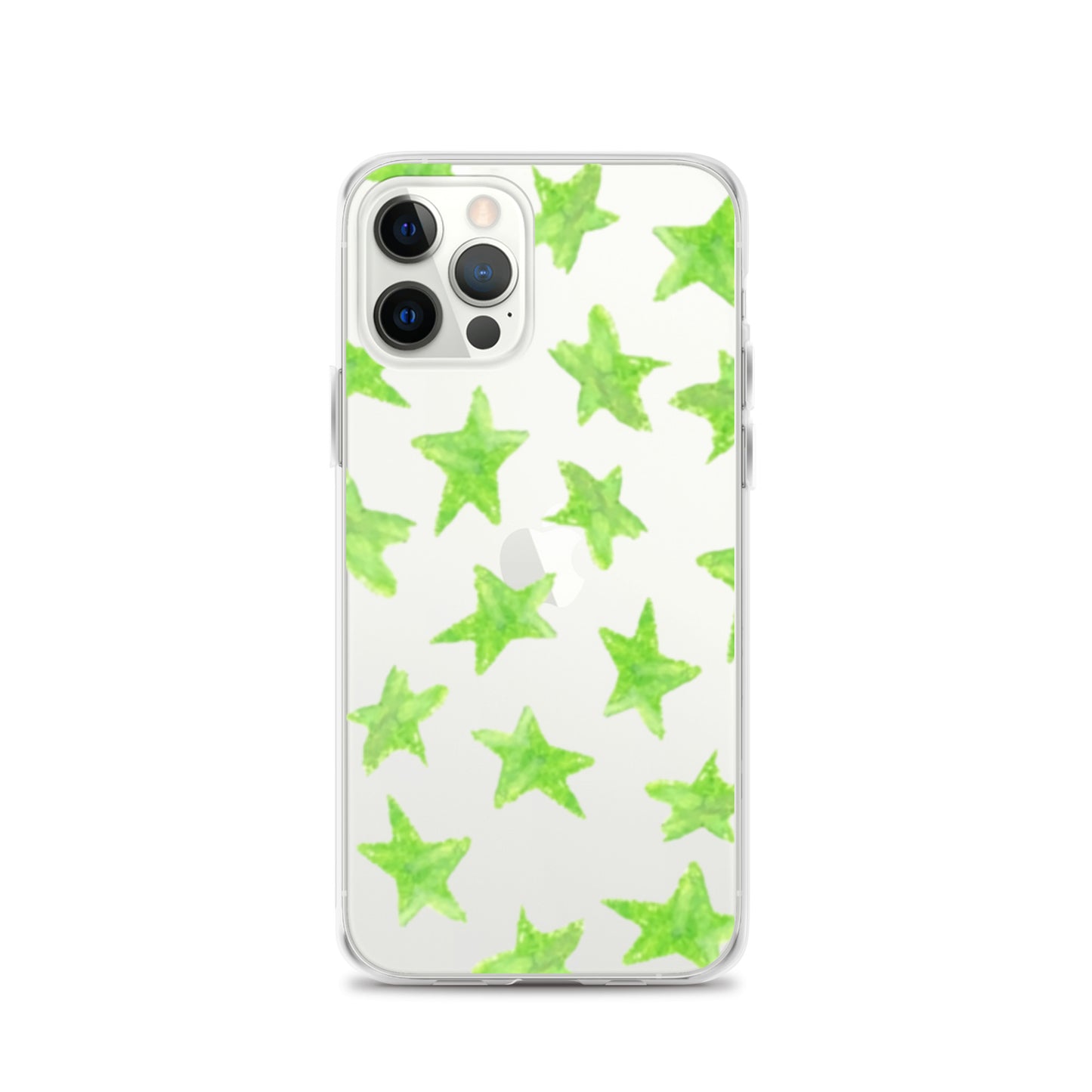 star case lime green in clear