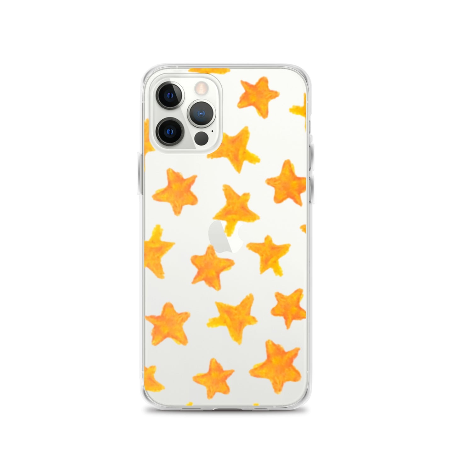 star case orange in clear