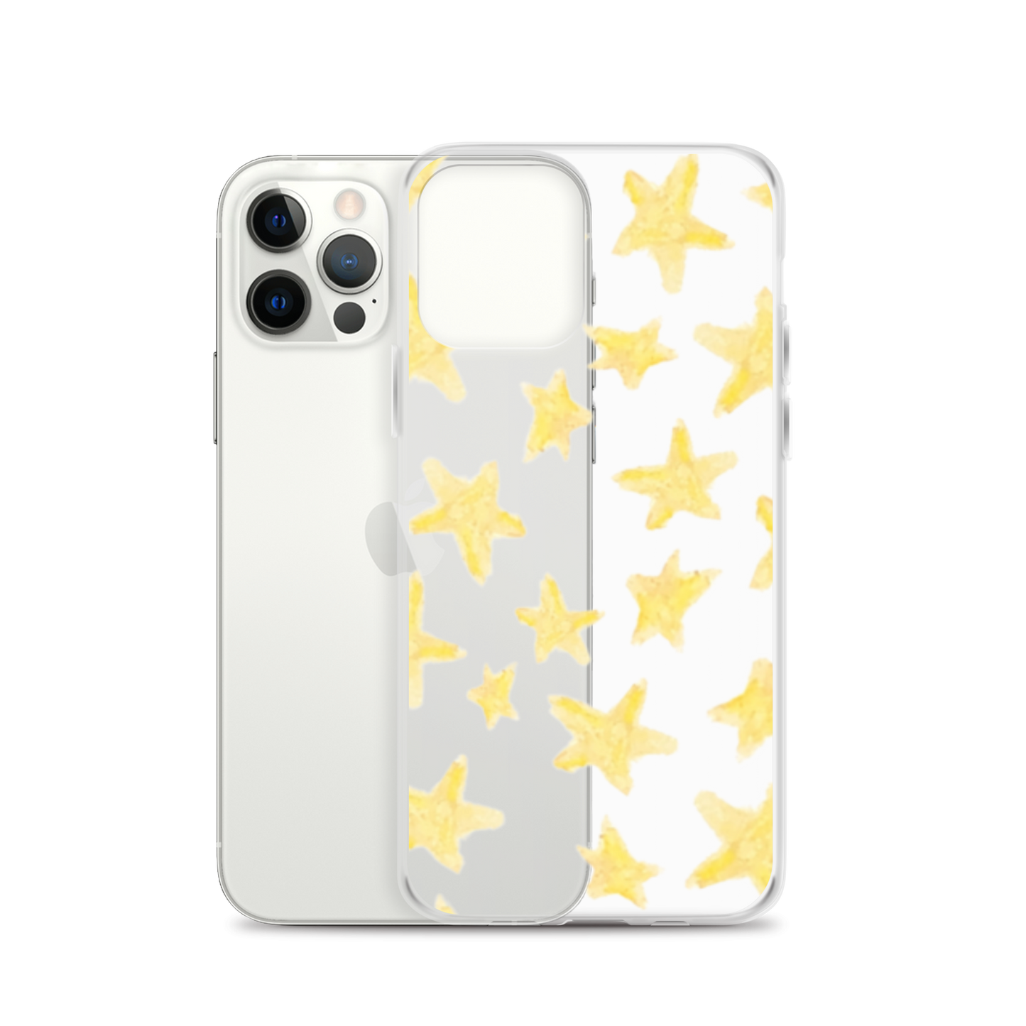 star case yellow in clear