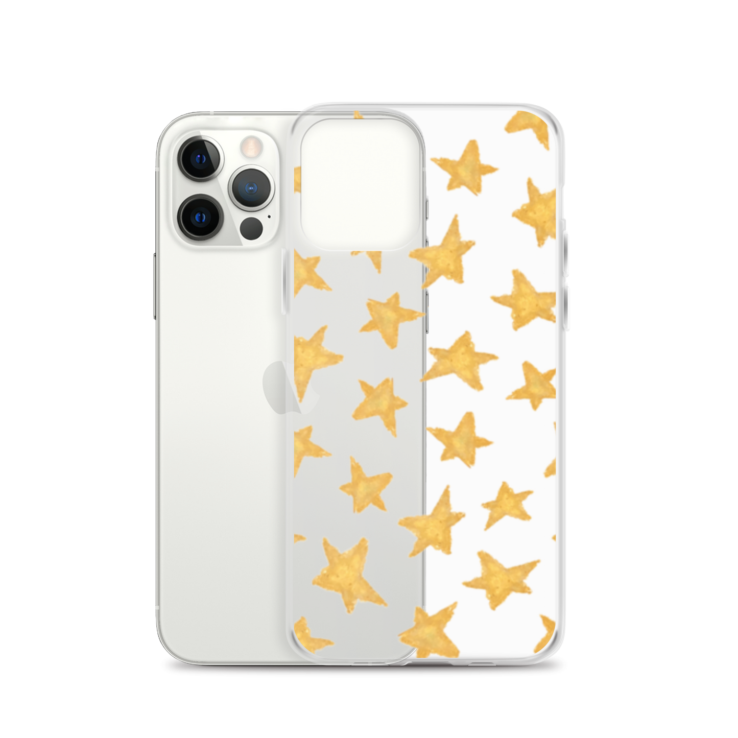 star case soft gold in clear