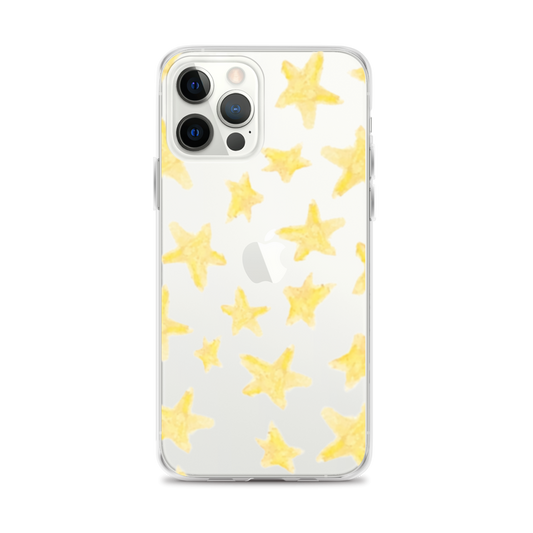 star case yellow in clear