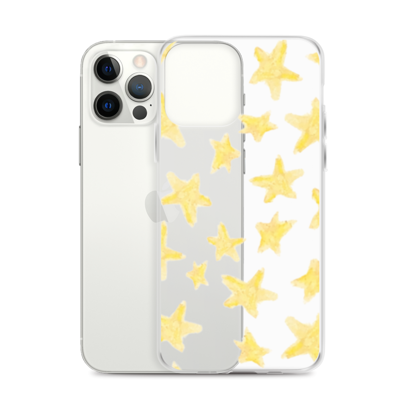 star case yellow in clear