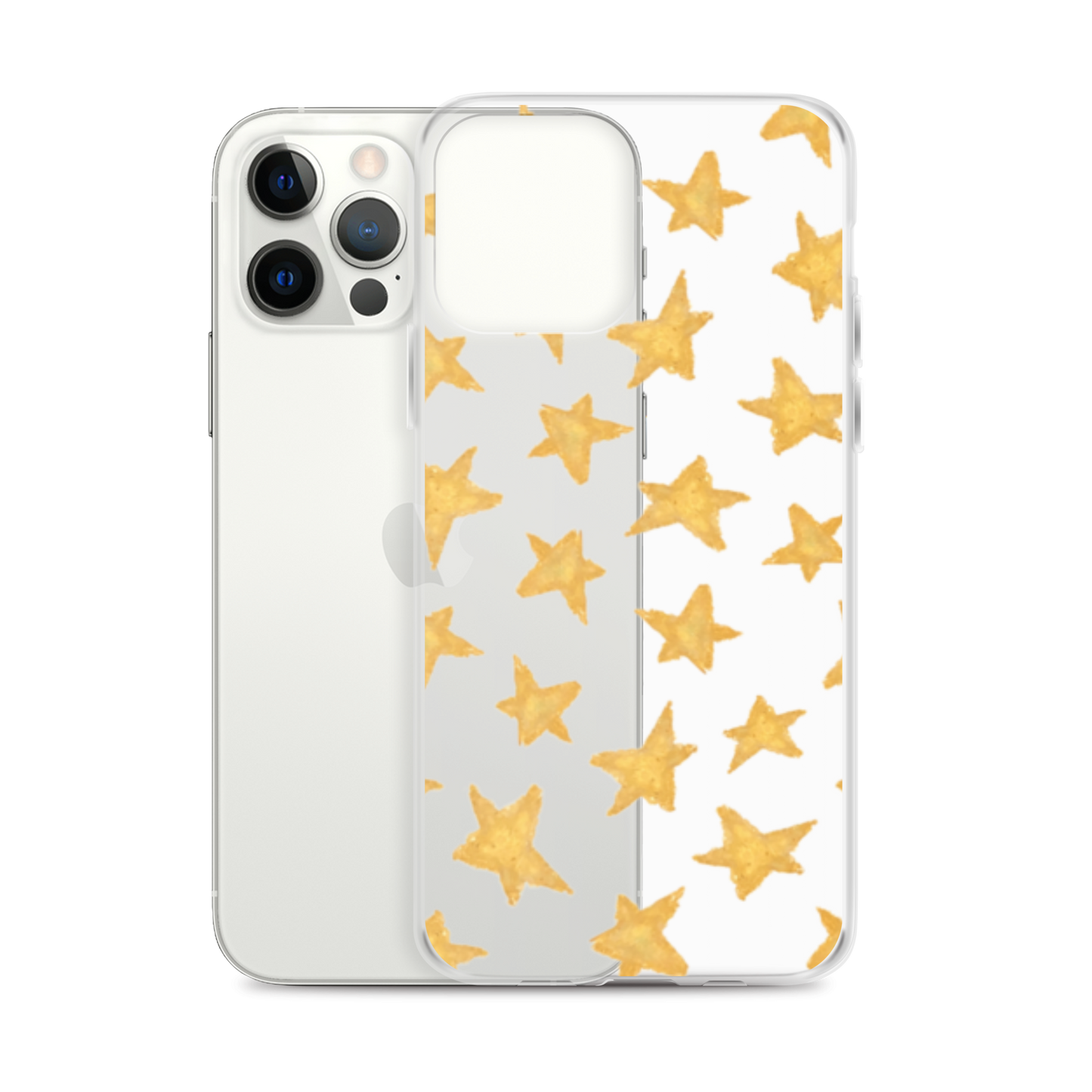 star case soft gold in clear