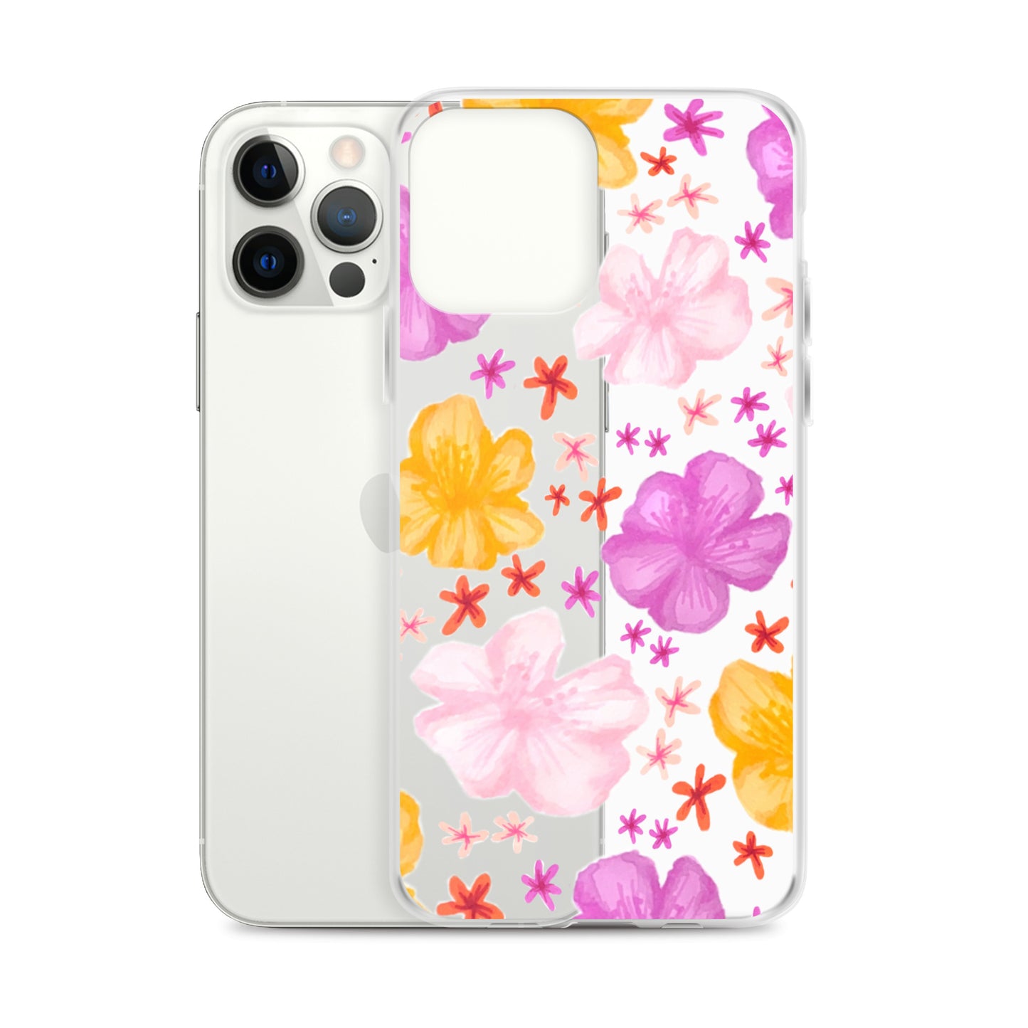 flower case in clear