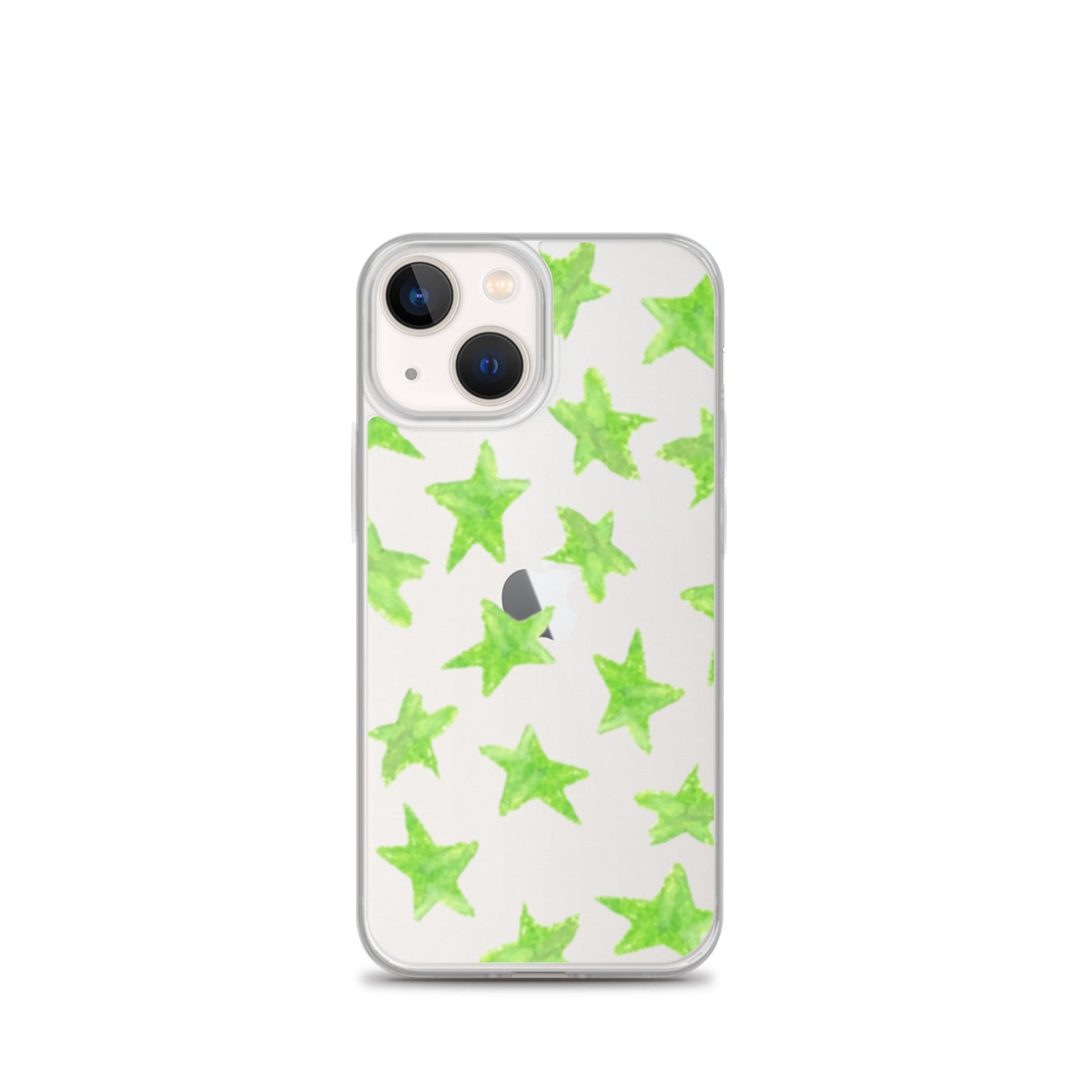 star case lime green in clear