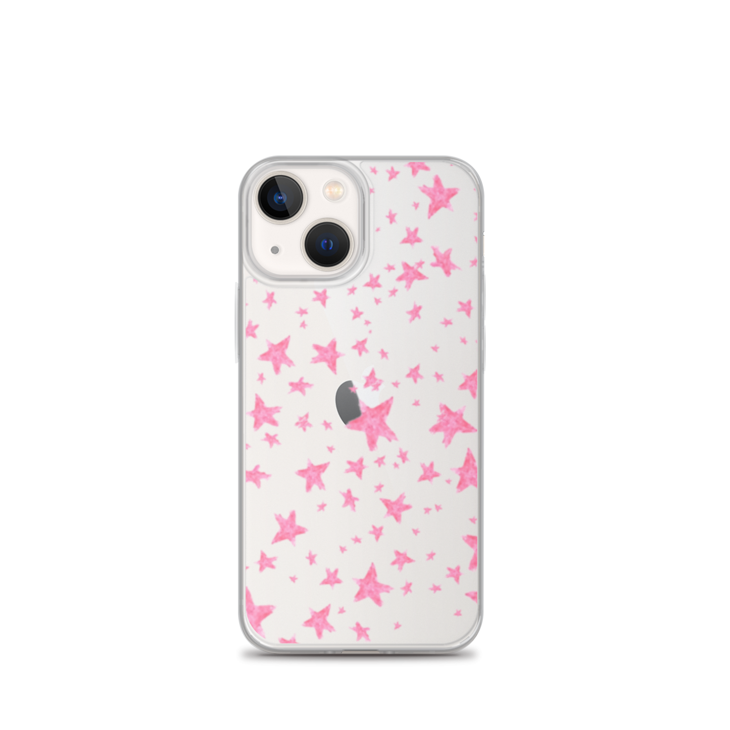 star case pink in clear