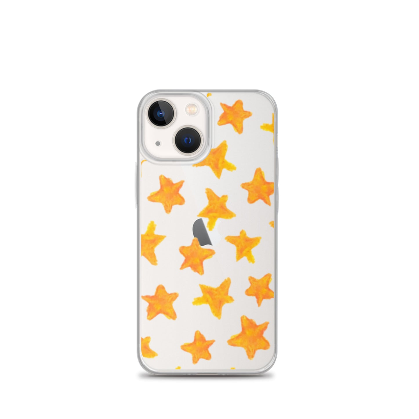 star case orange in clear