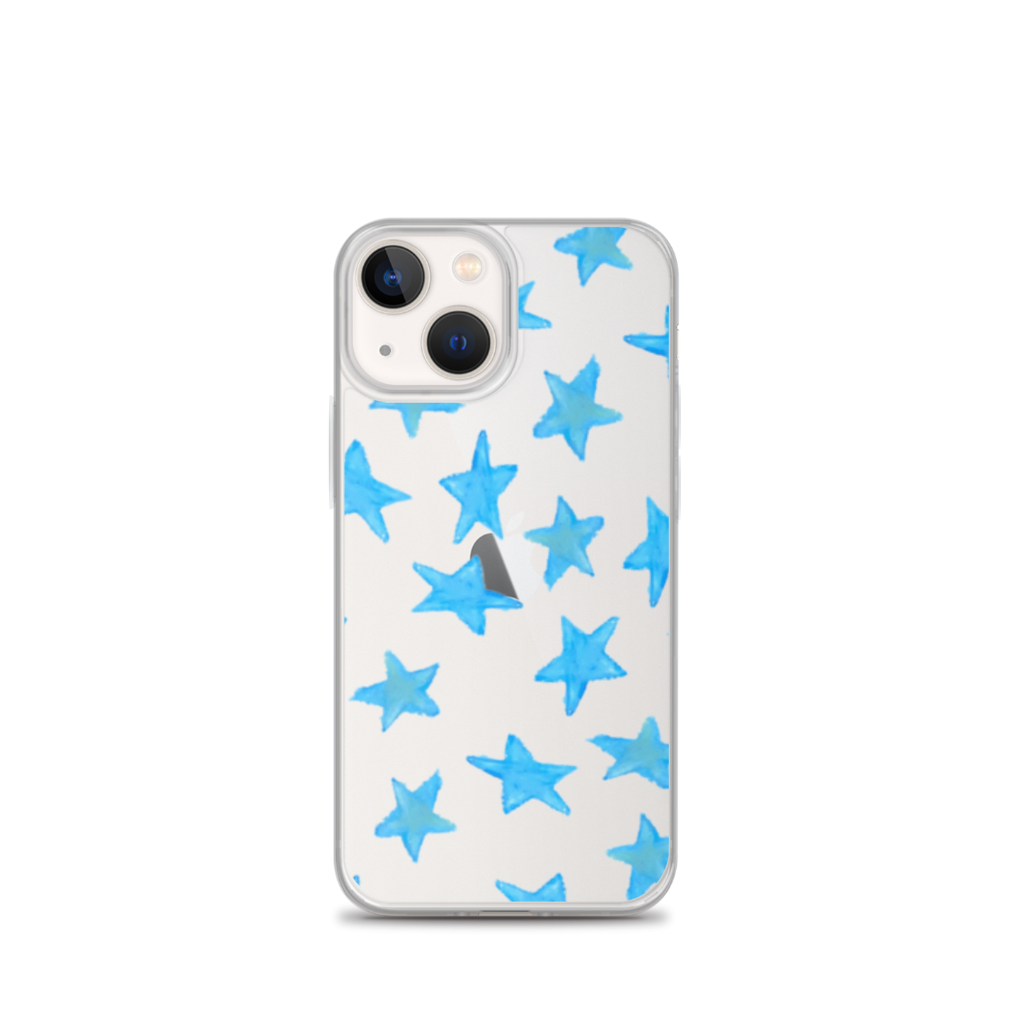 star case sky blue in clear