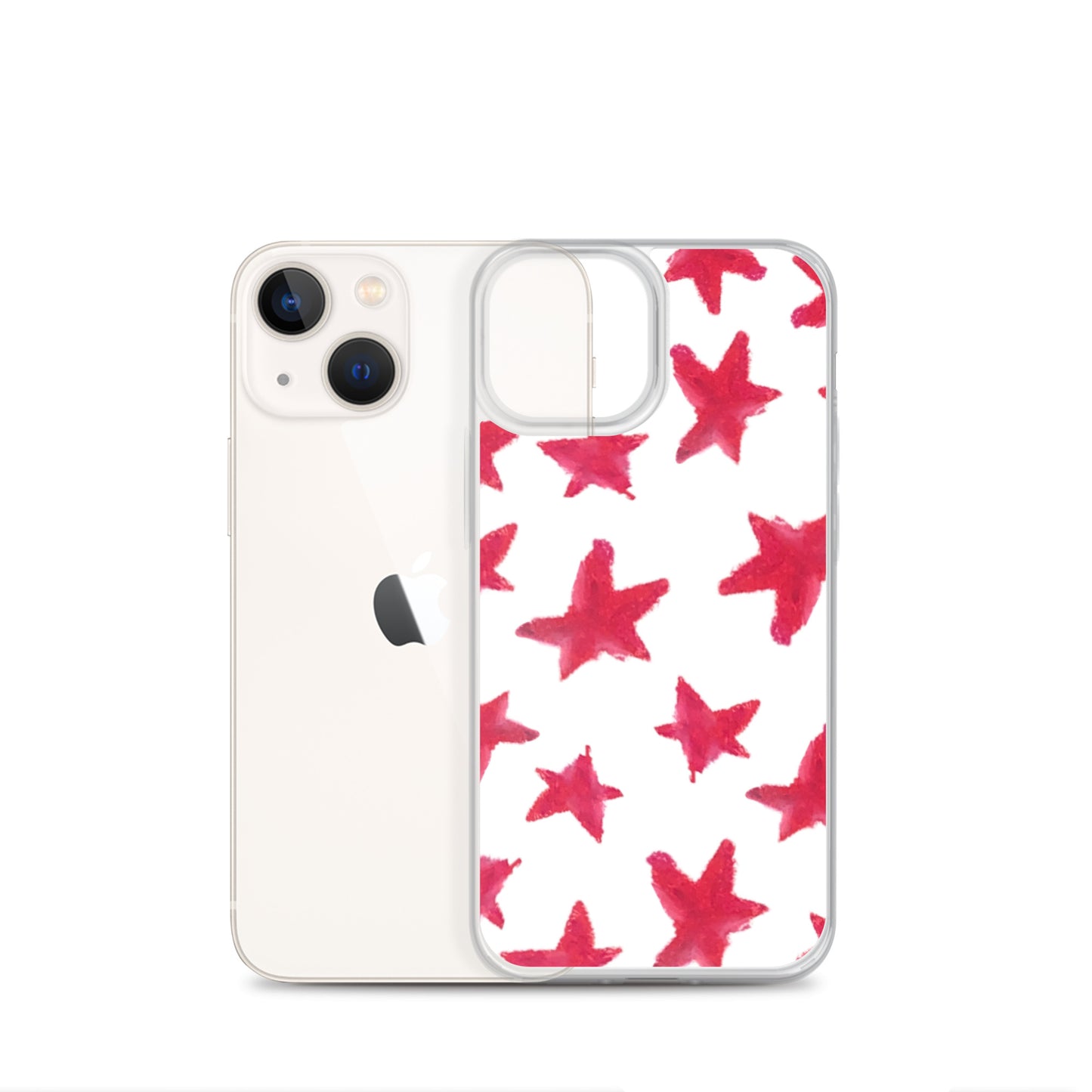 star case muted red