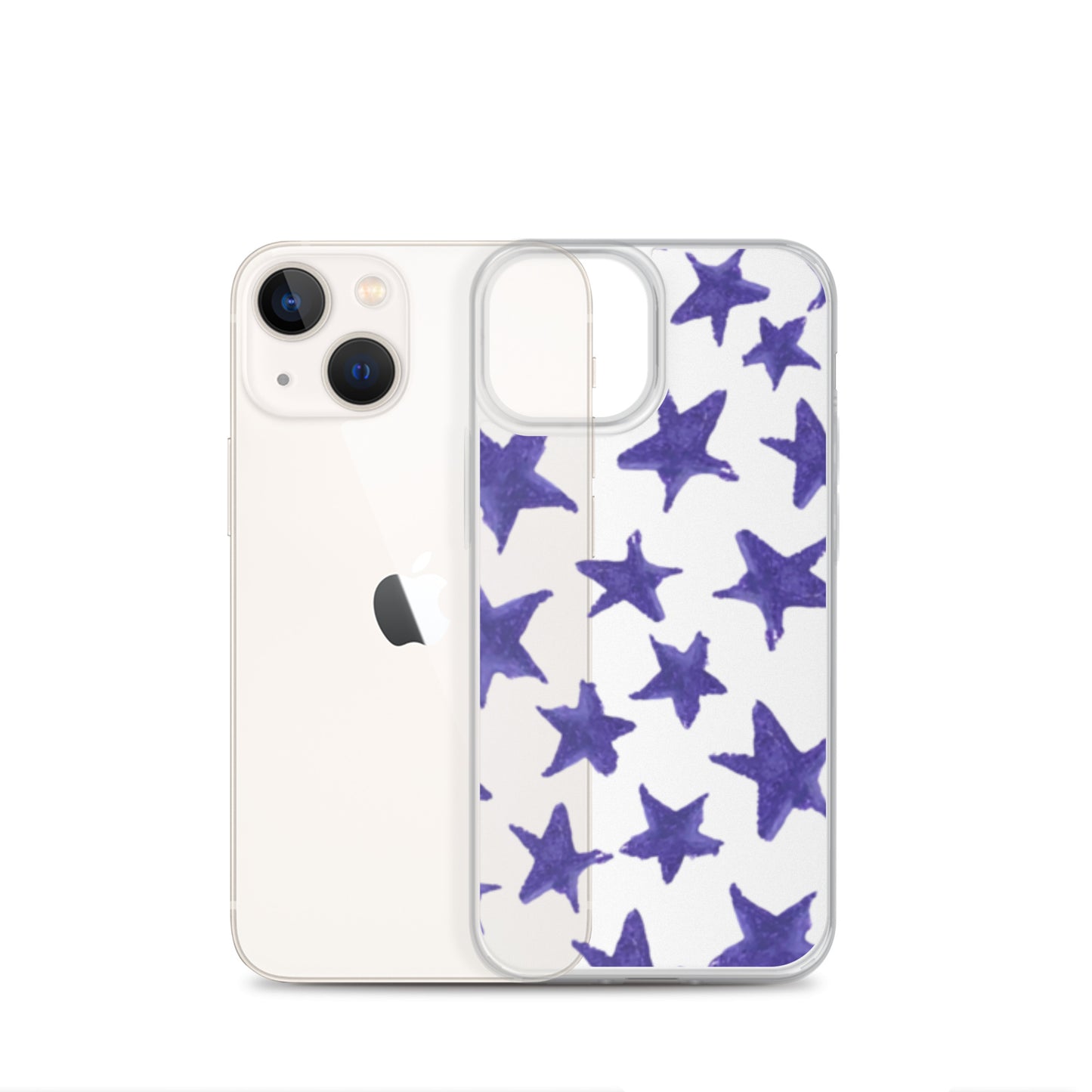 star case indigo in clear