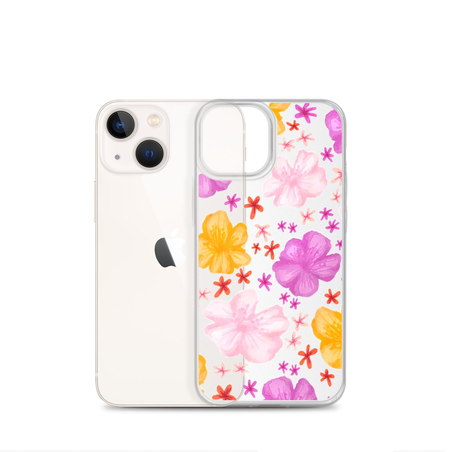 flower case in clear