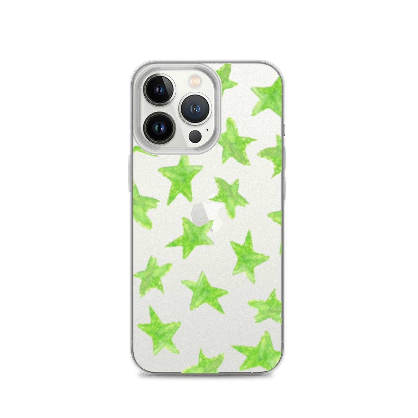 star case lime green in clear