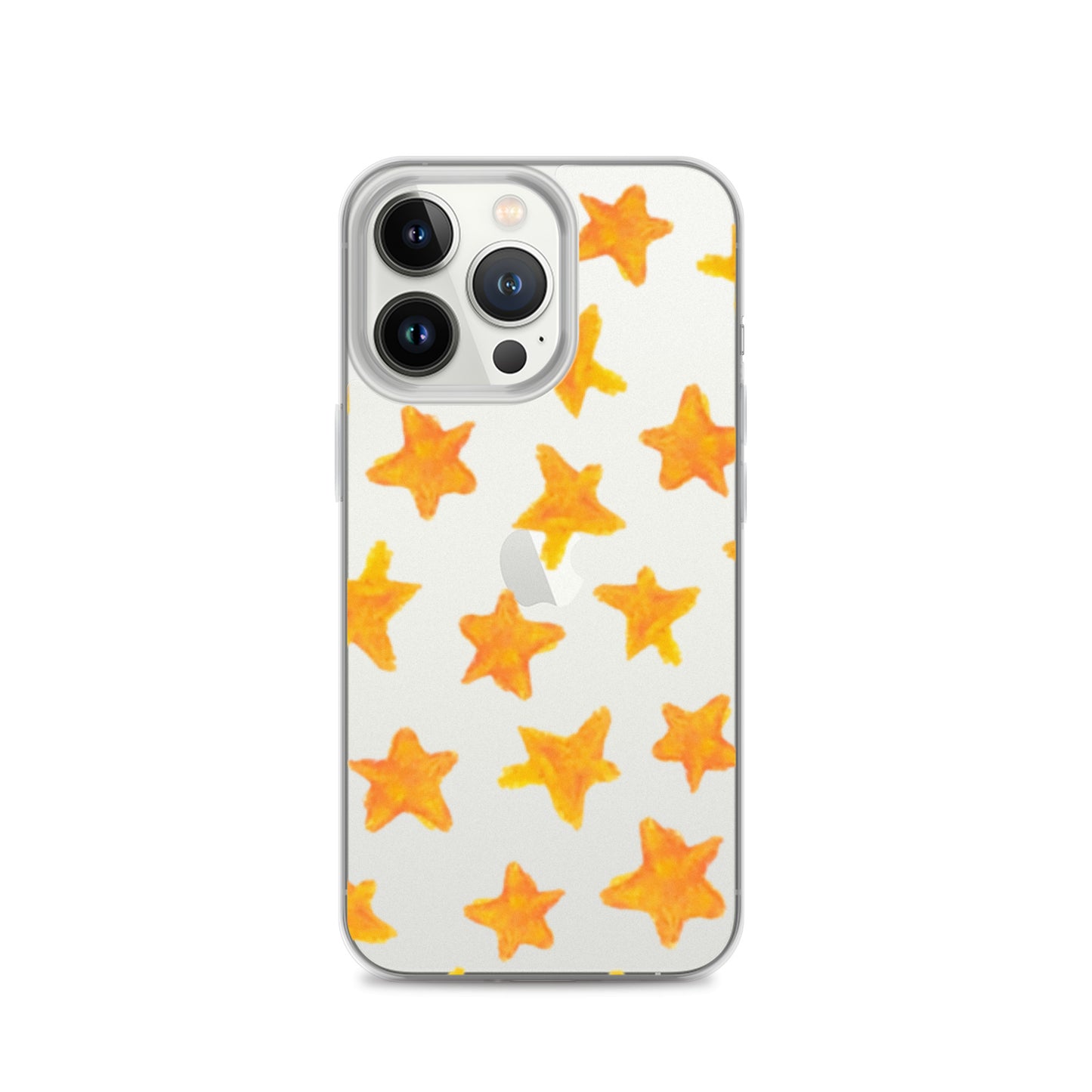 star case orange in clear