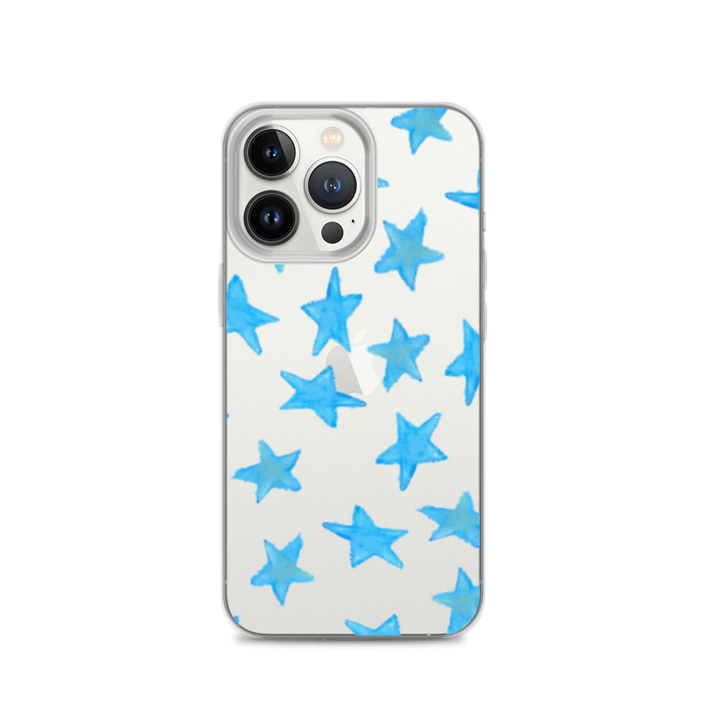 star case sky blue in clear