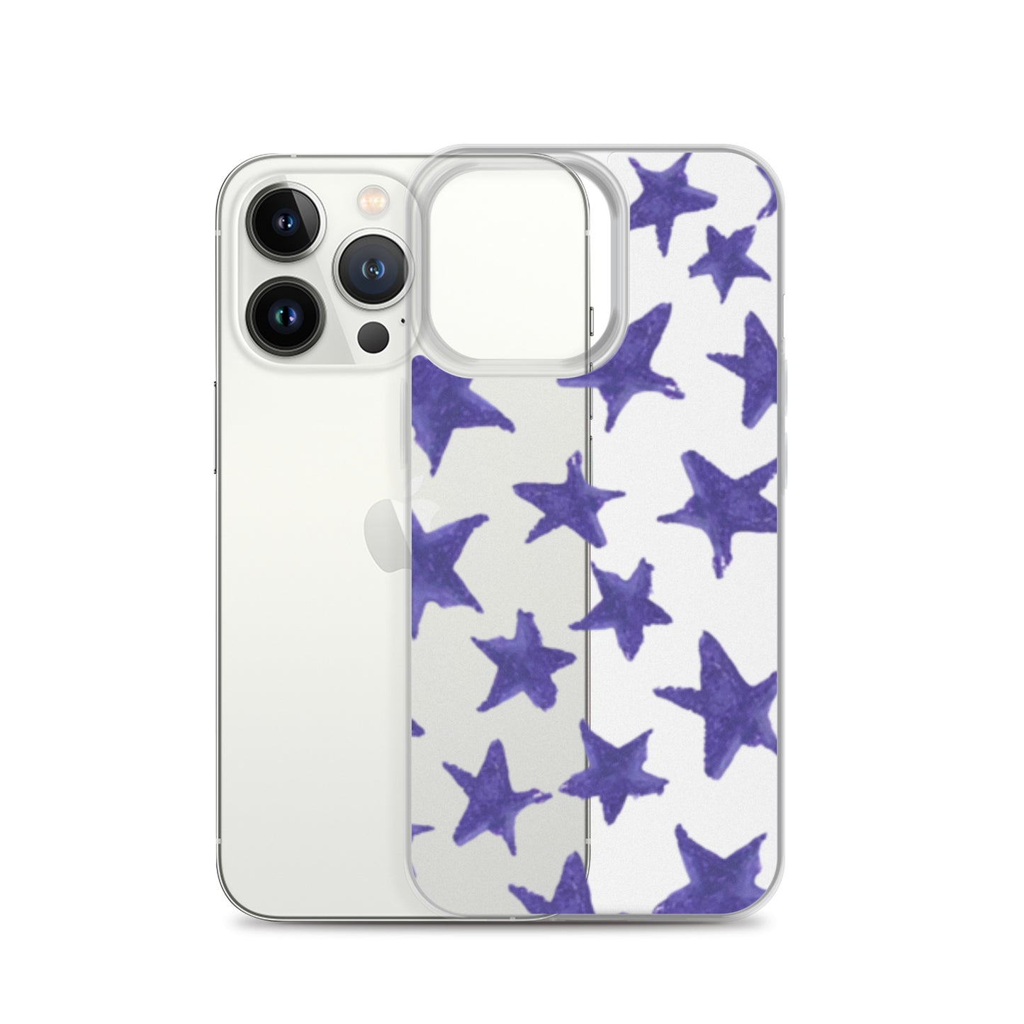 star case indigo in clear