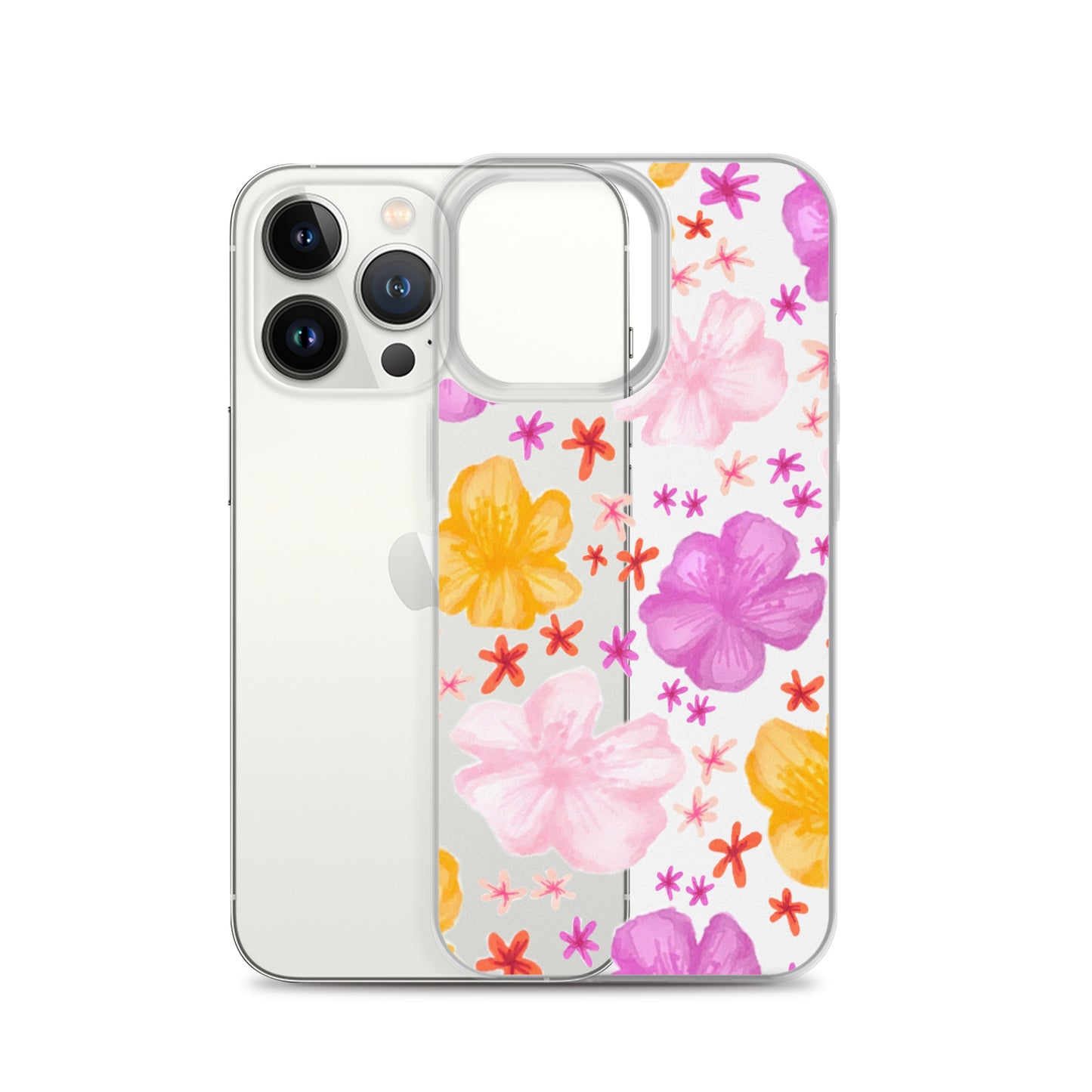 flower case in clear