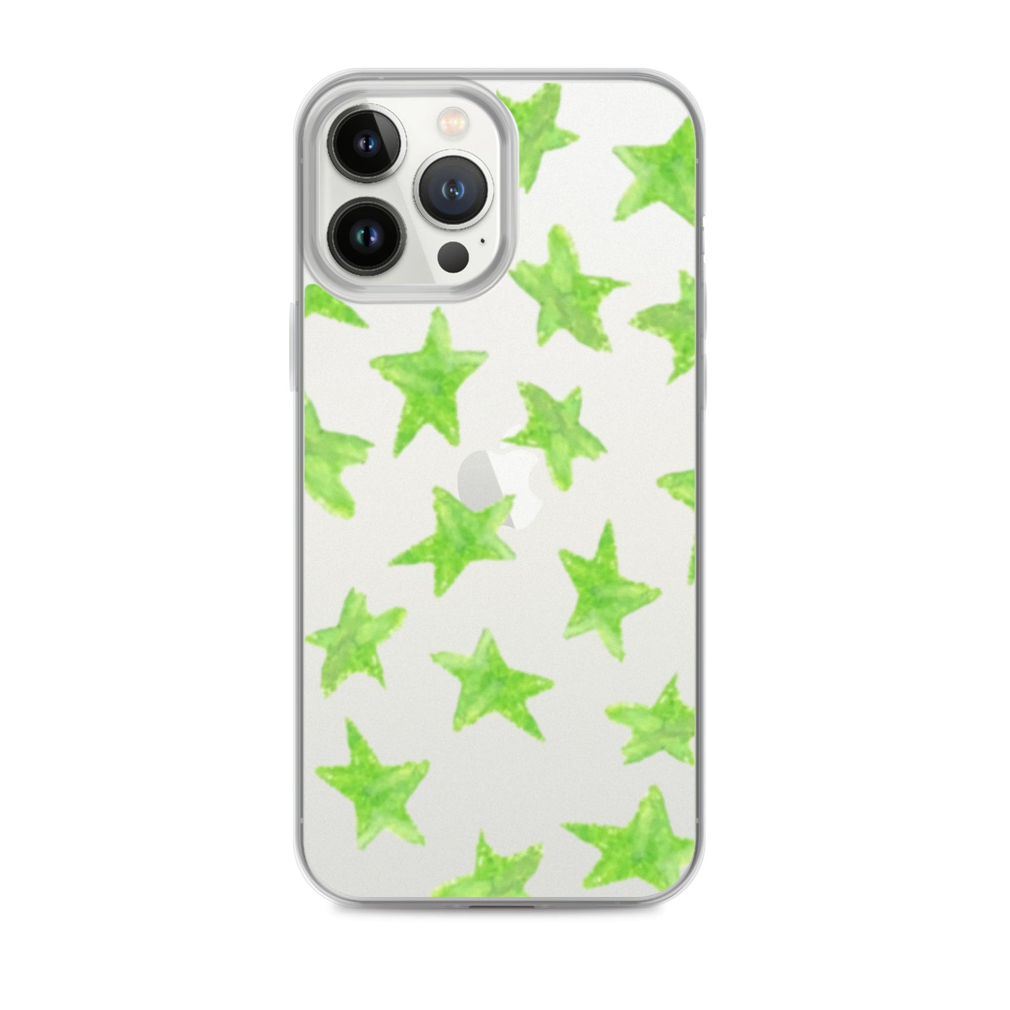 star case lime green in clear