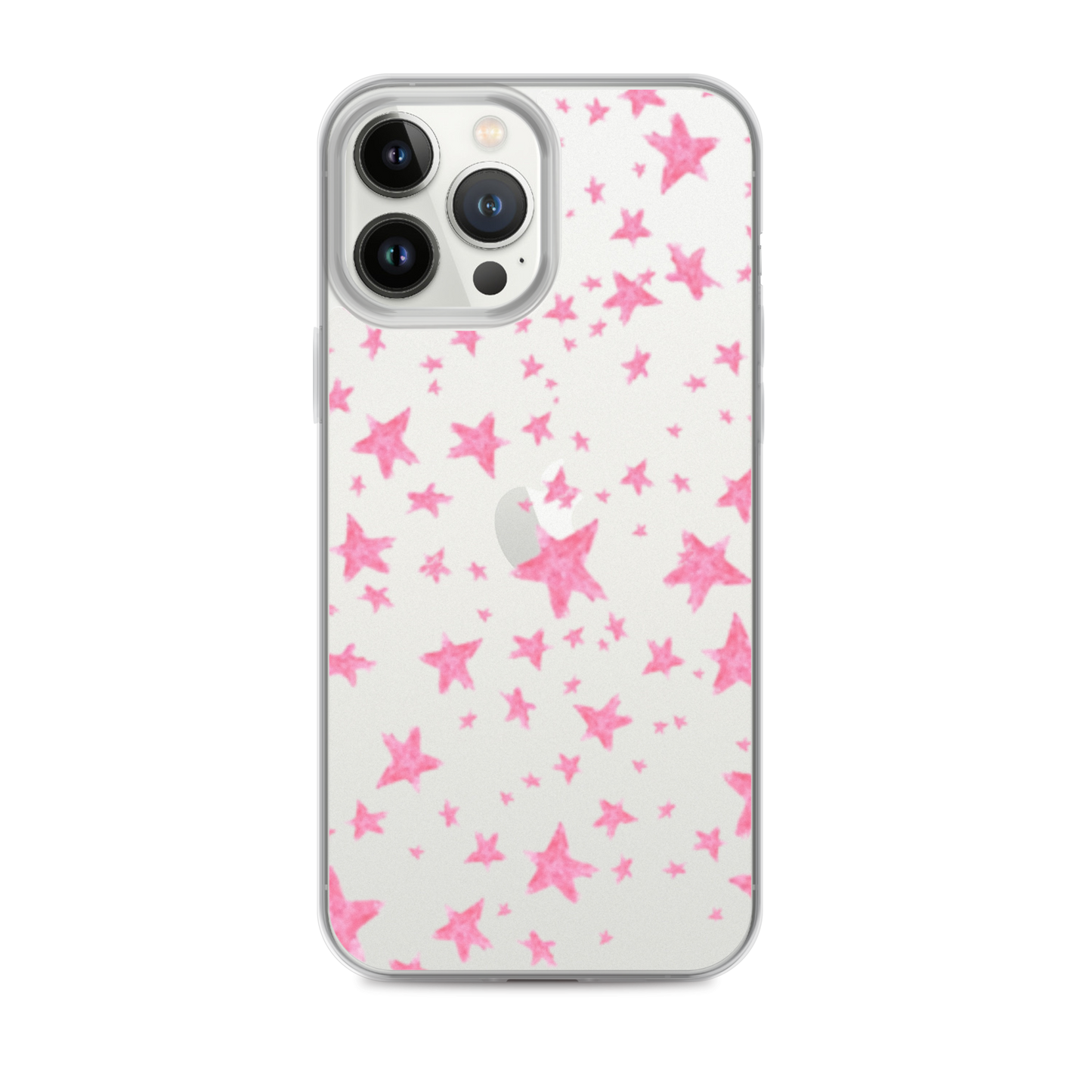 star case pink in clear