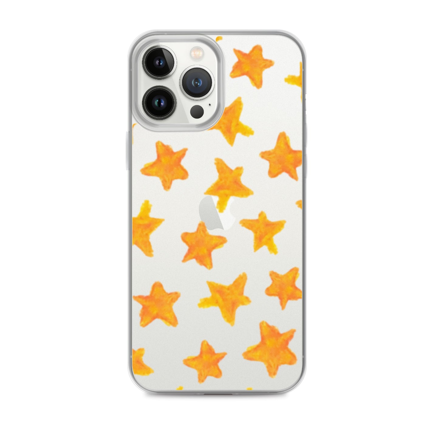 star case orange in clear