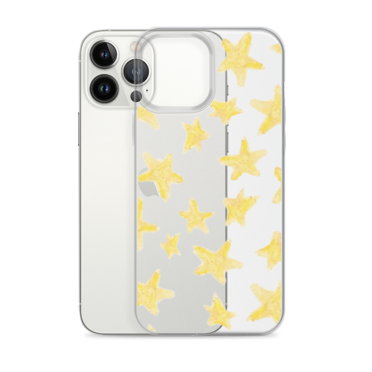 star case yellow in clear