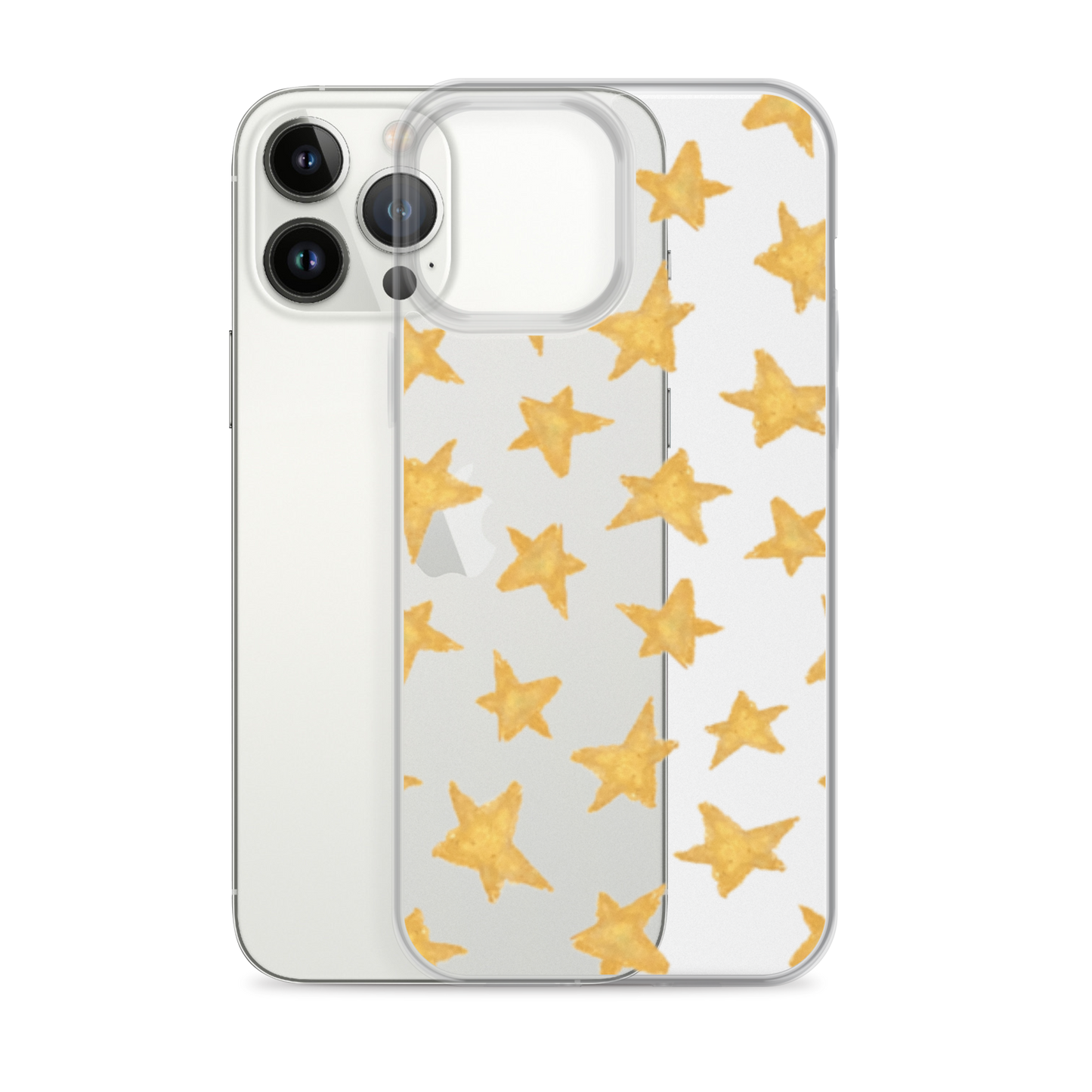 star case soft gold in clear