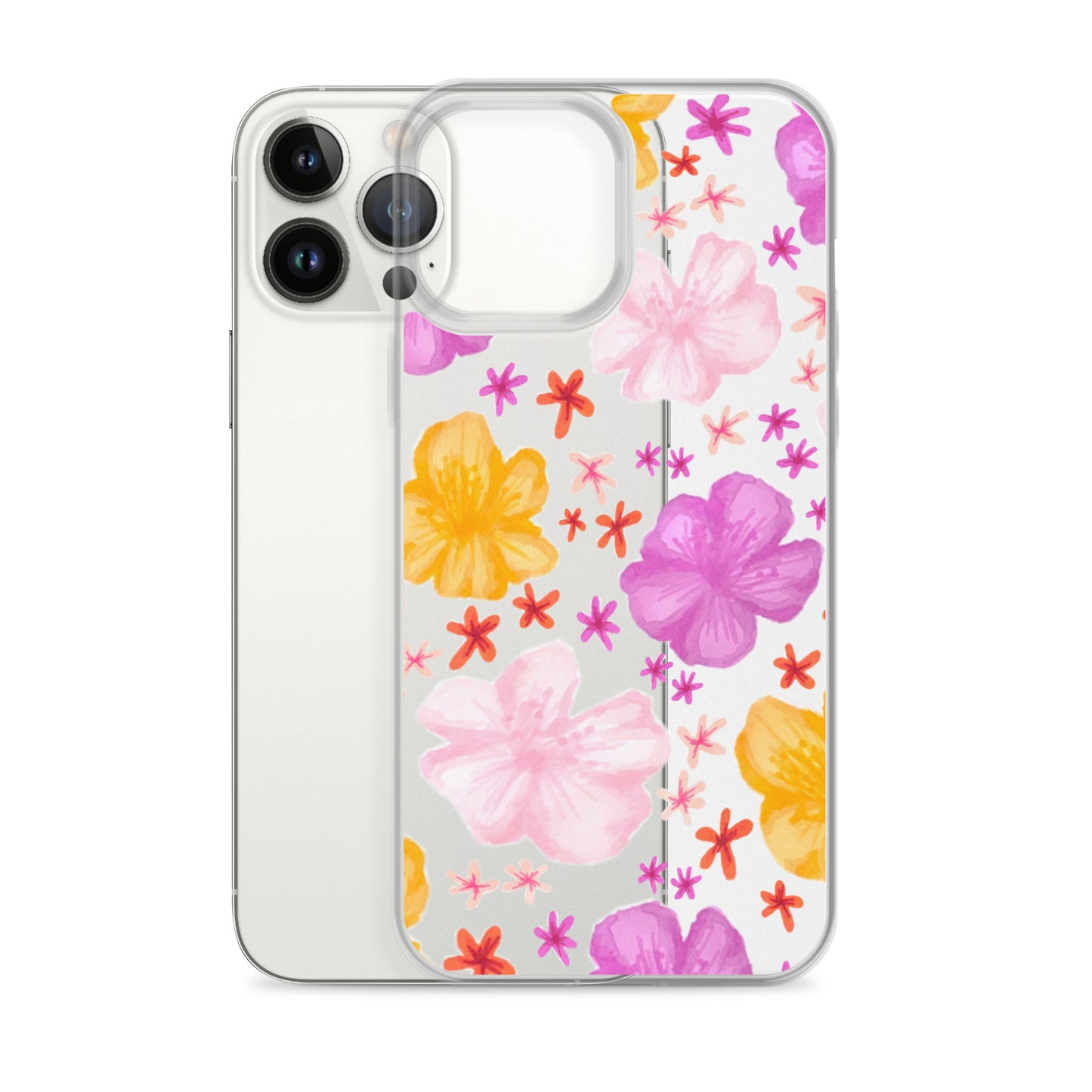 flower case in clear